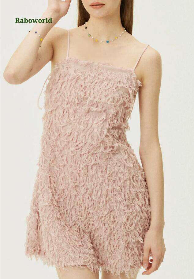 Liane Faux Feather Dress