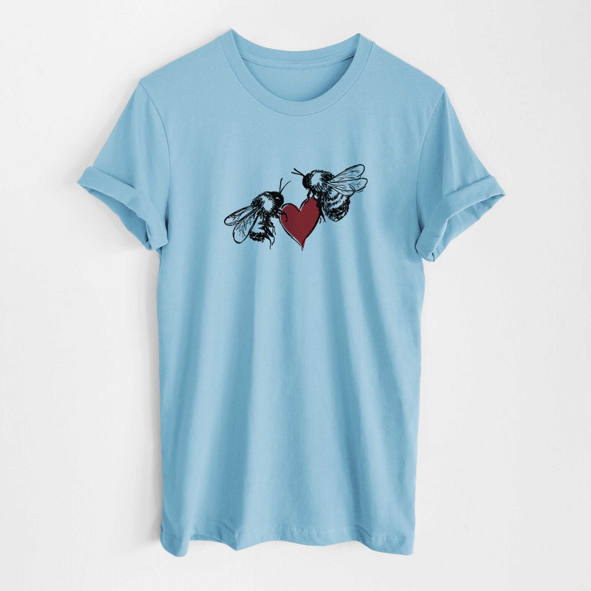 Love Bees - Lightweight 100% Cotton Unisex Crewneck