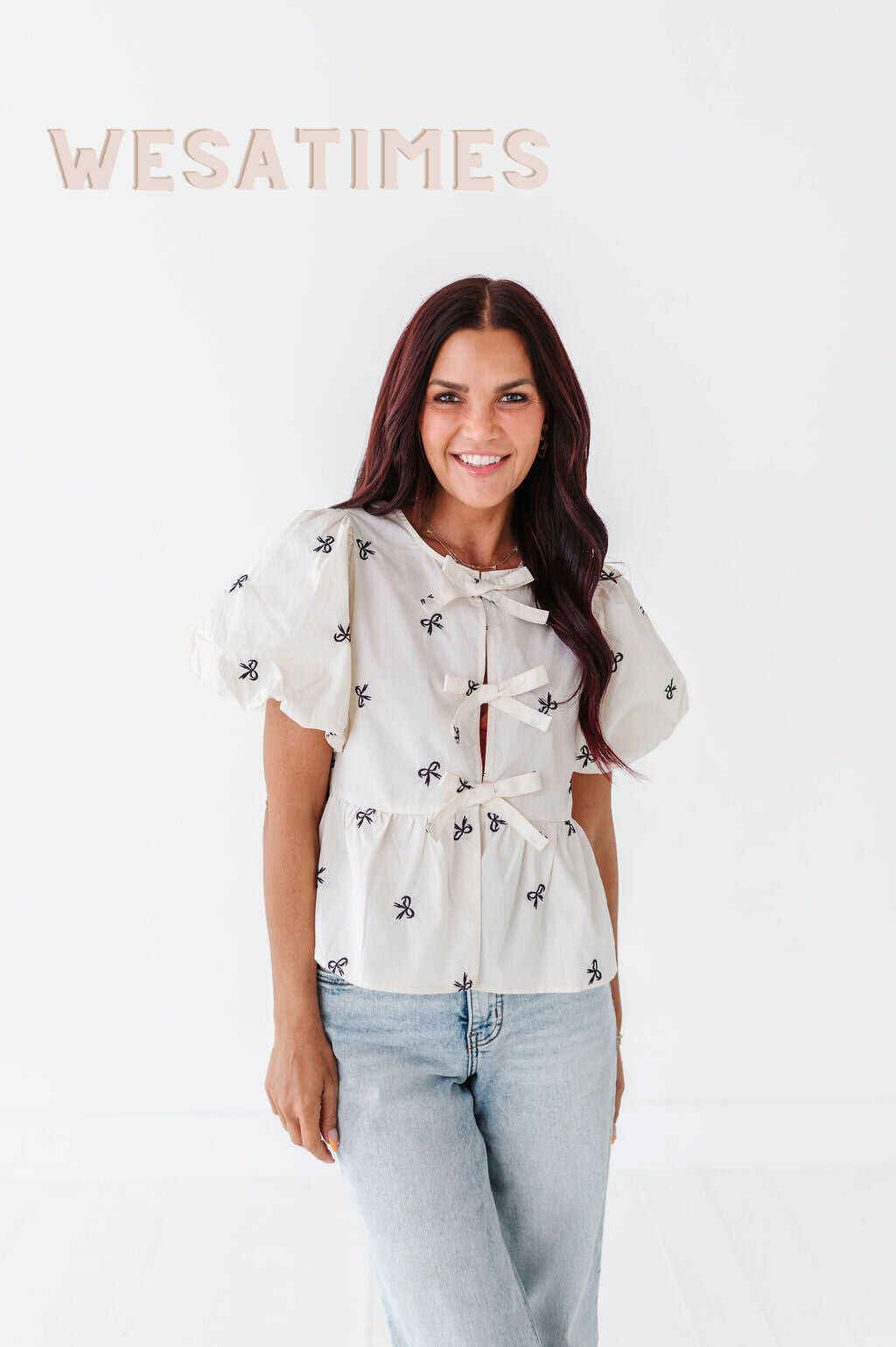 Paris Tie Blouse