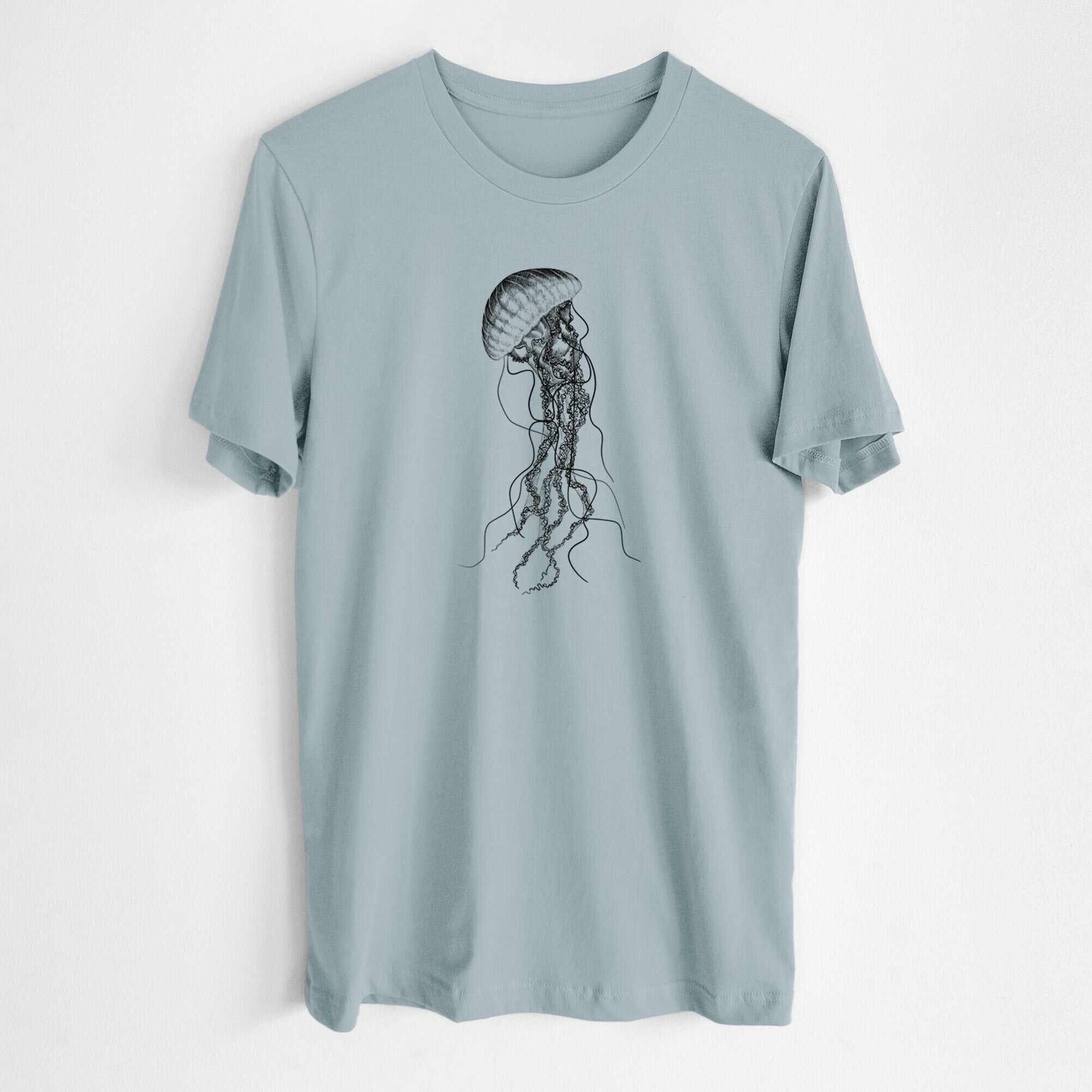 Black Sea Nettle Jellyfish - Chrysaora achlyos - Lightweight 100% Cotton Unisex Crewneck