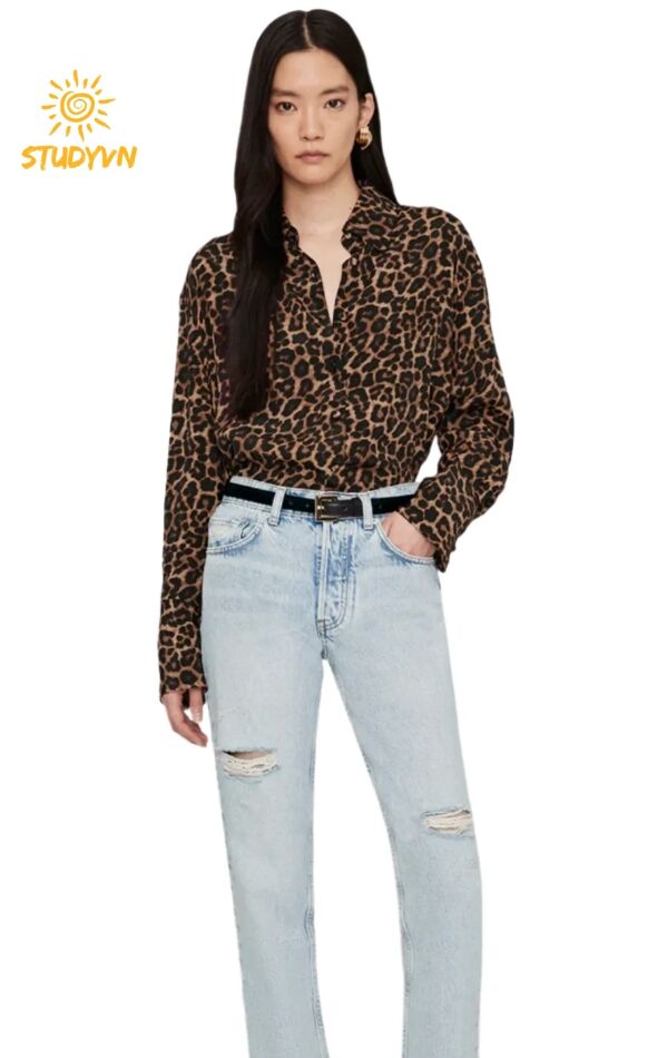 Studyvn Bridget Shirt in Leopard
