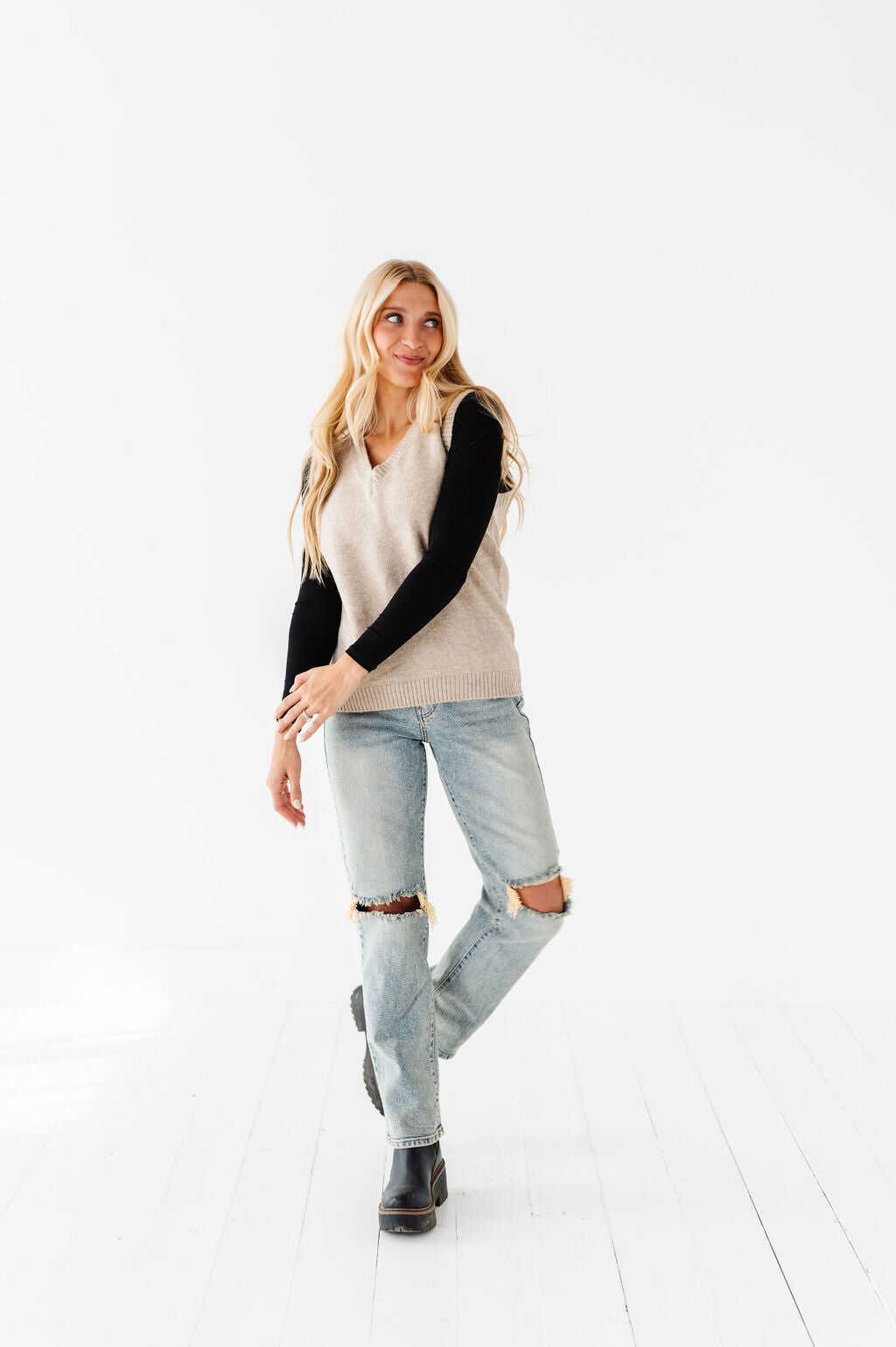 Dallas Sweater Vest - Size Small Left