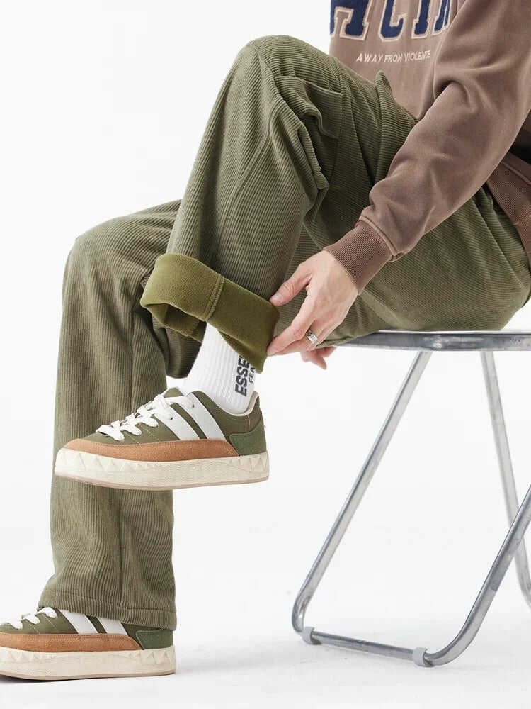 FLEECE LINED CARGO PANTS
