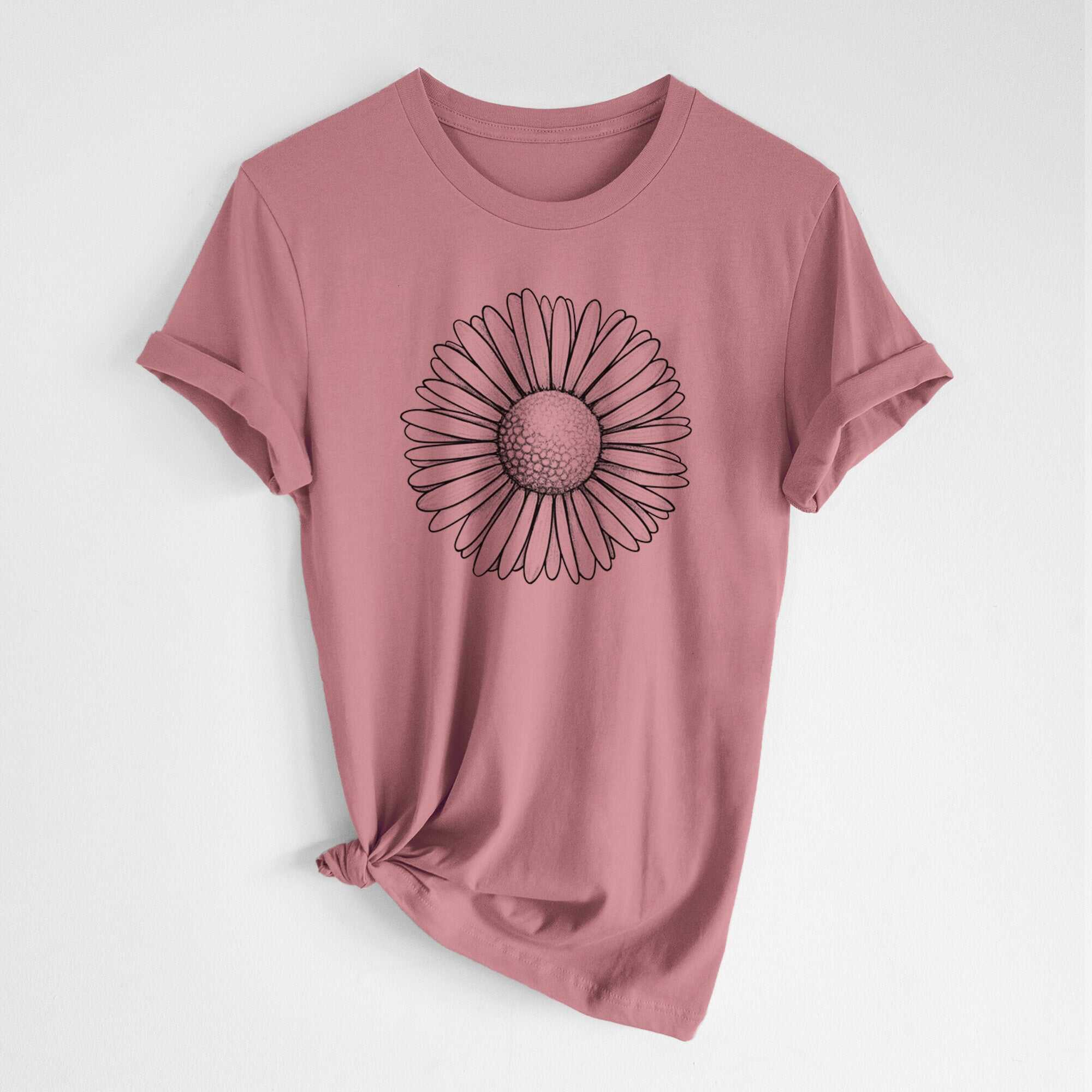 Bellis perennis - The Common Daisy - Lightweight 100% Cotton Unisex Crewneck