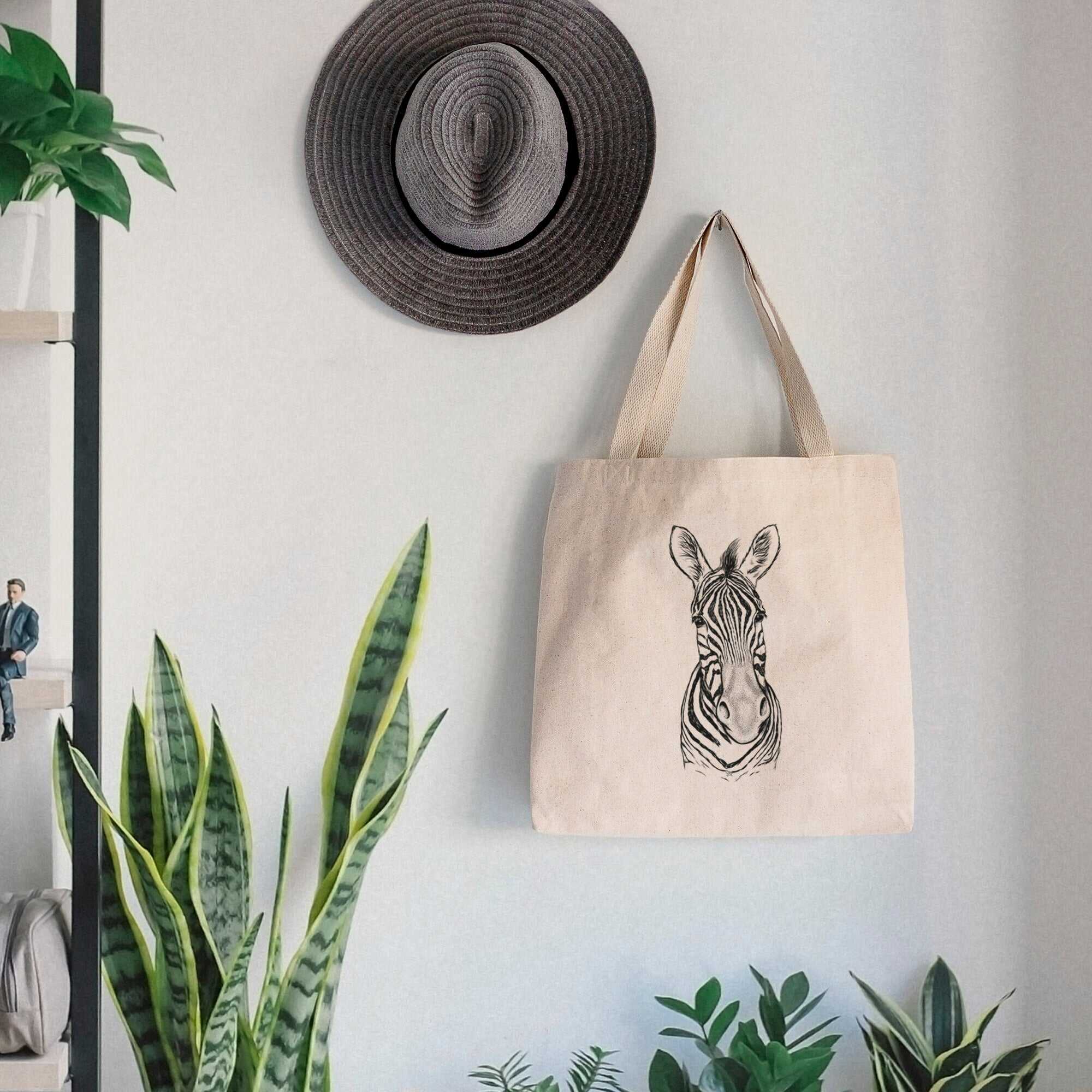 Damara Zebra - Equus quagga antiquorum - Tote Bag