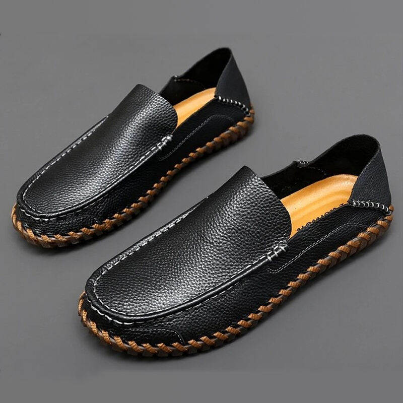 Men's Genuine Leather  Comfortable Lightweight Non-Slip Orthopedic Shoes