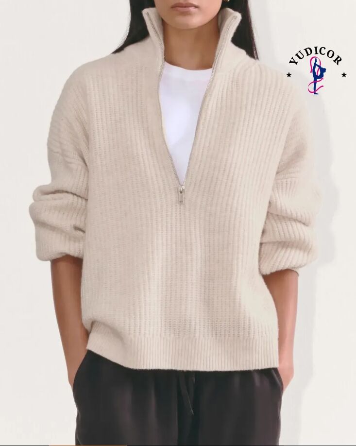 The Half-Zip Sweater in Luxe Merino