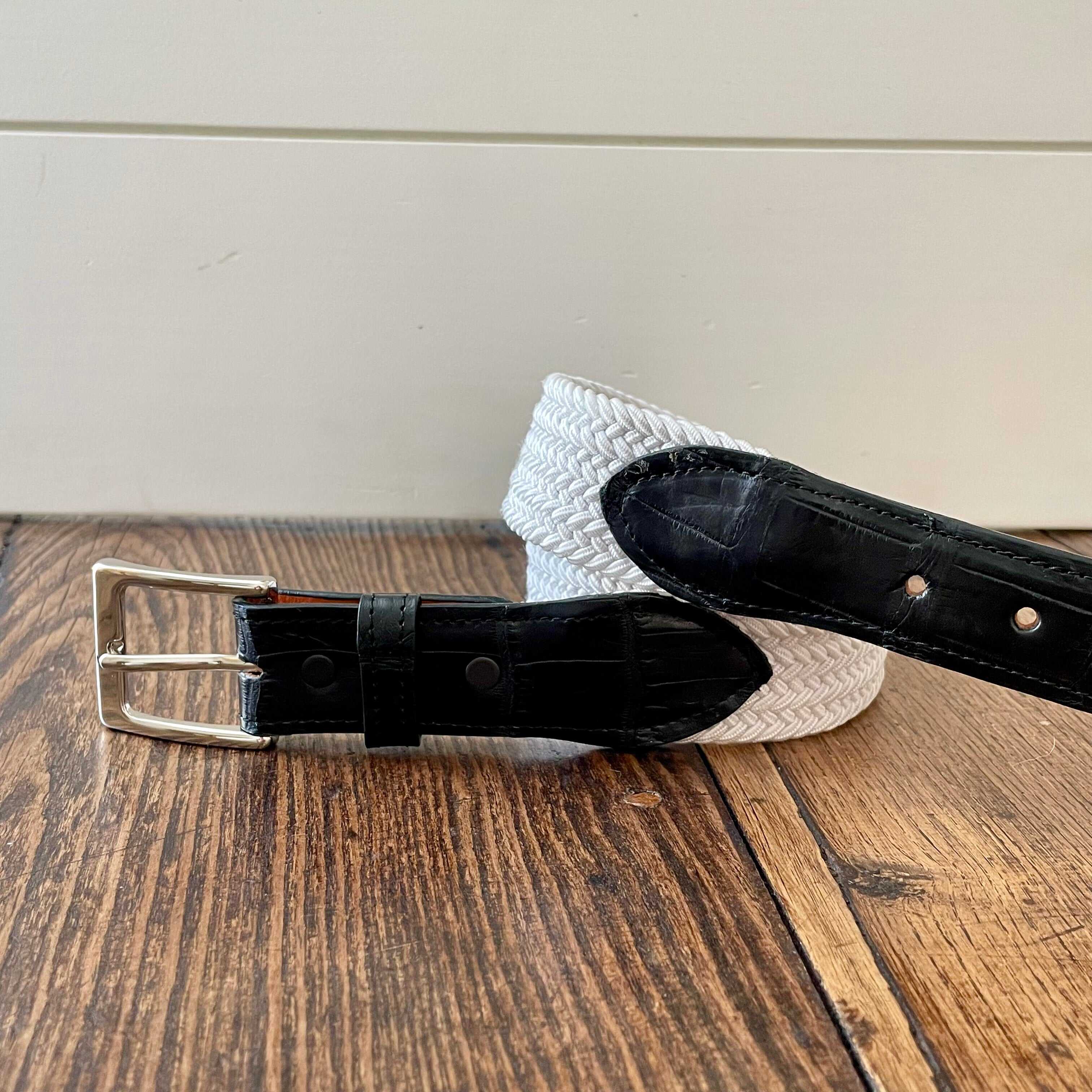 The Stretch Belt, White
