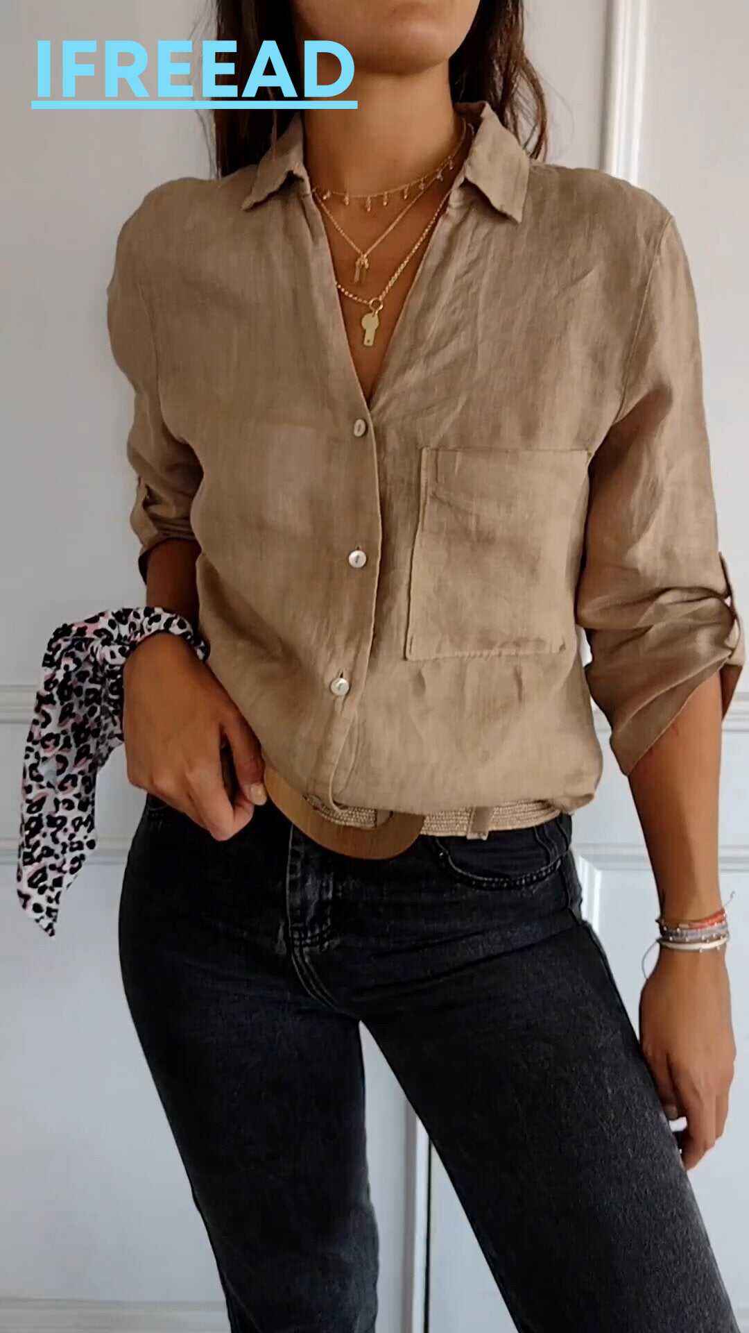 Cotton and Linen Versatile Shirt