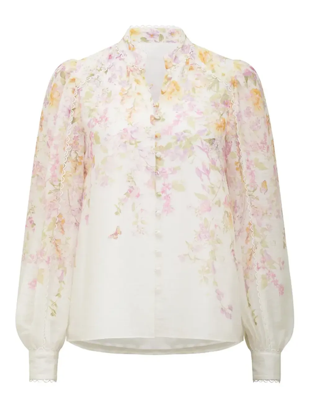 Trim Detail Blouse
