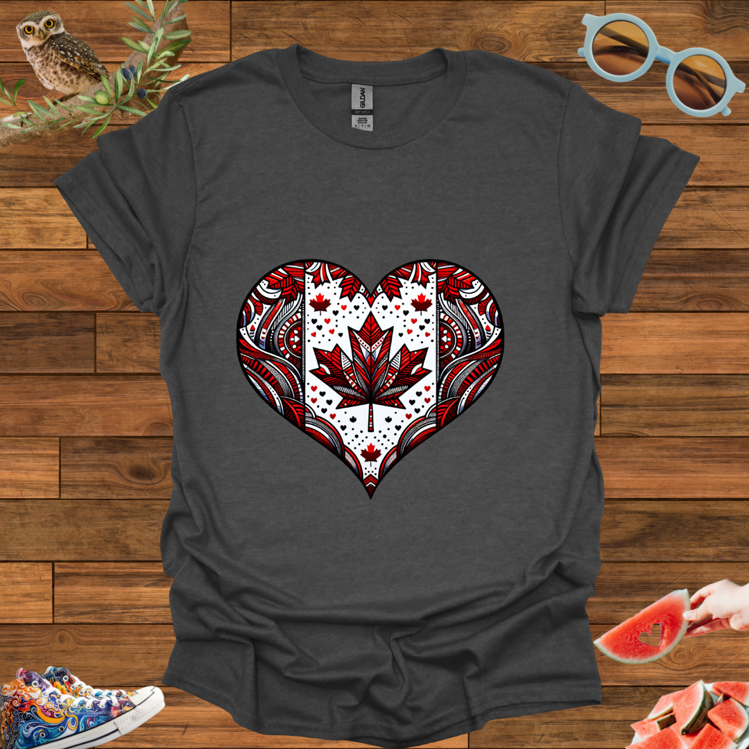 ZCKBDCanada Heart T-Shirt