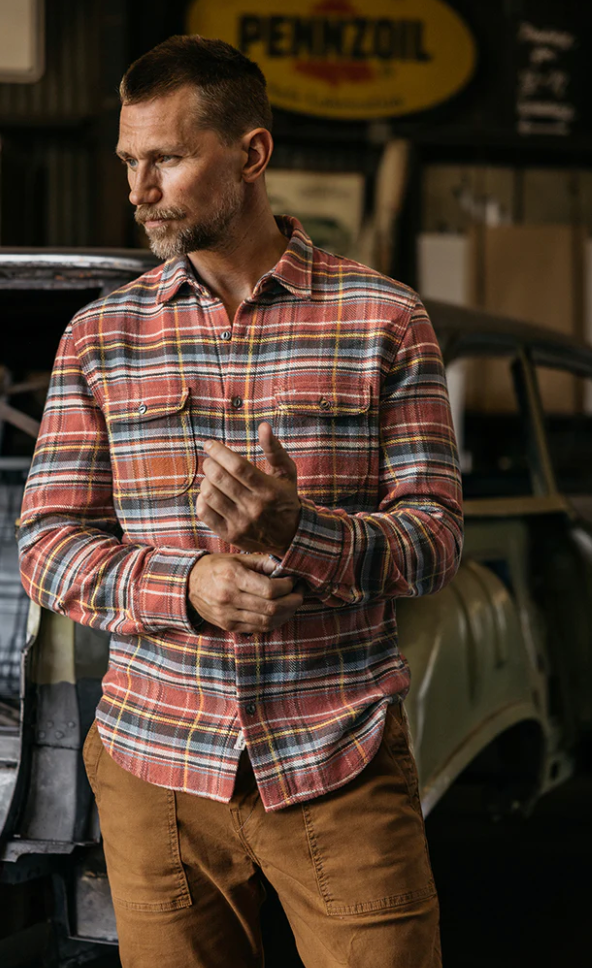 Kato Vintage Plaid 'The Brace' Shirt