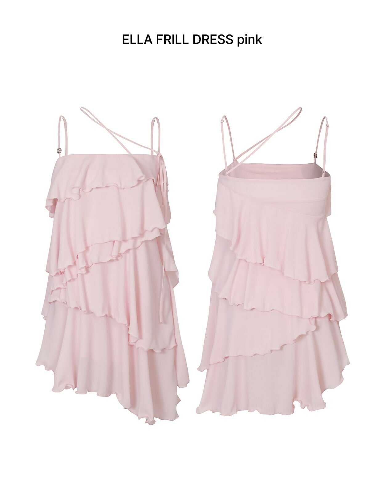 FRILL DRESS PINK