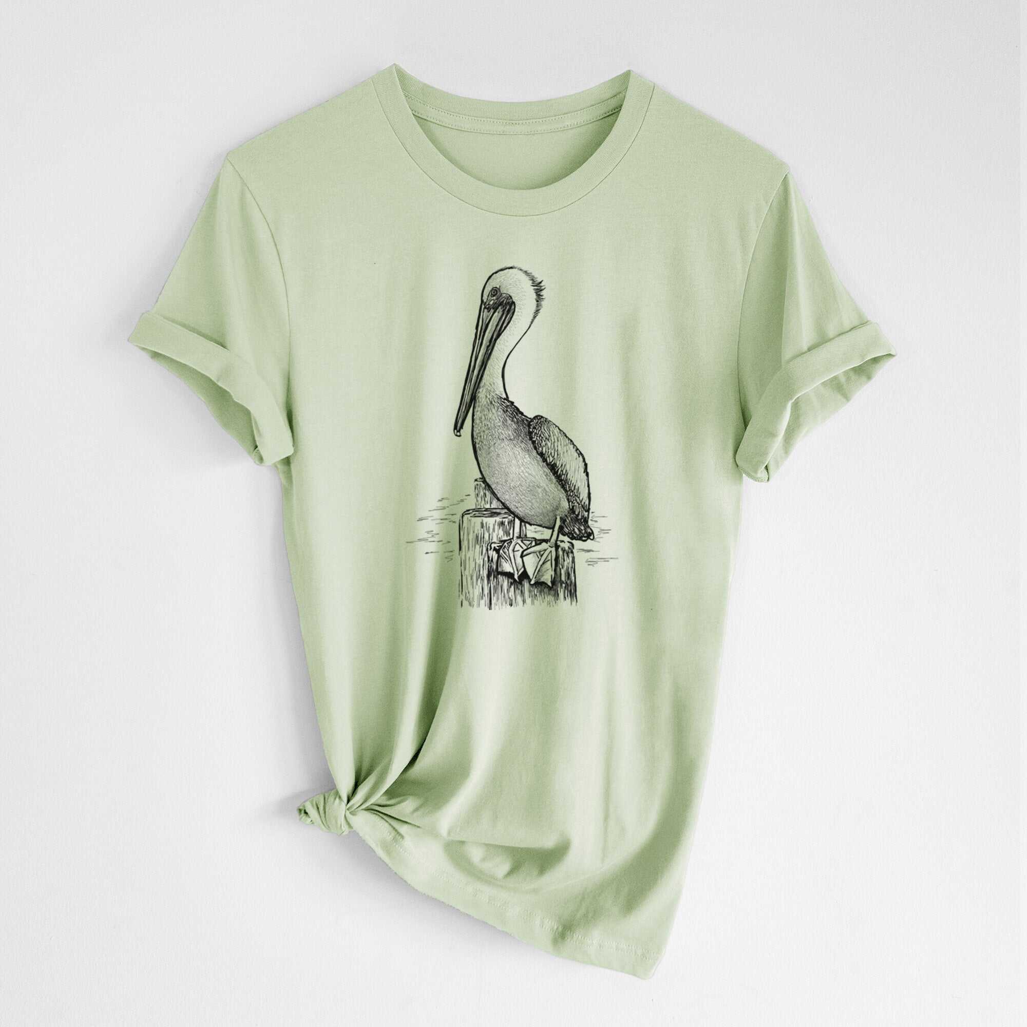 Pelecanus occidentalis - Brown Pelican - Lightweight 100% Cotton Unisex Crewneck