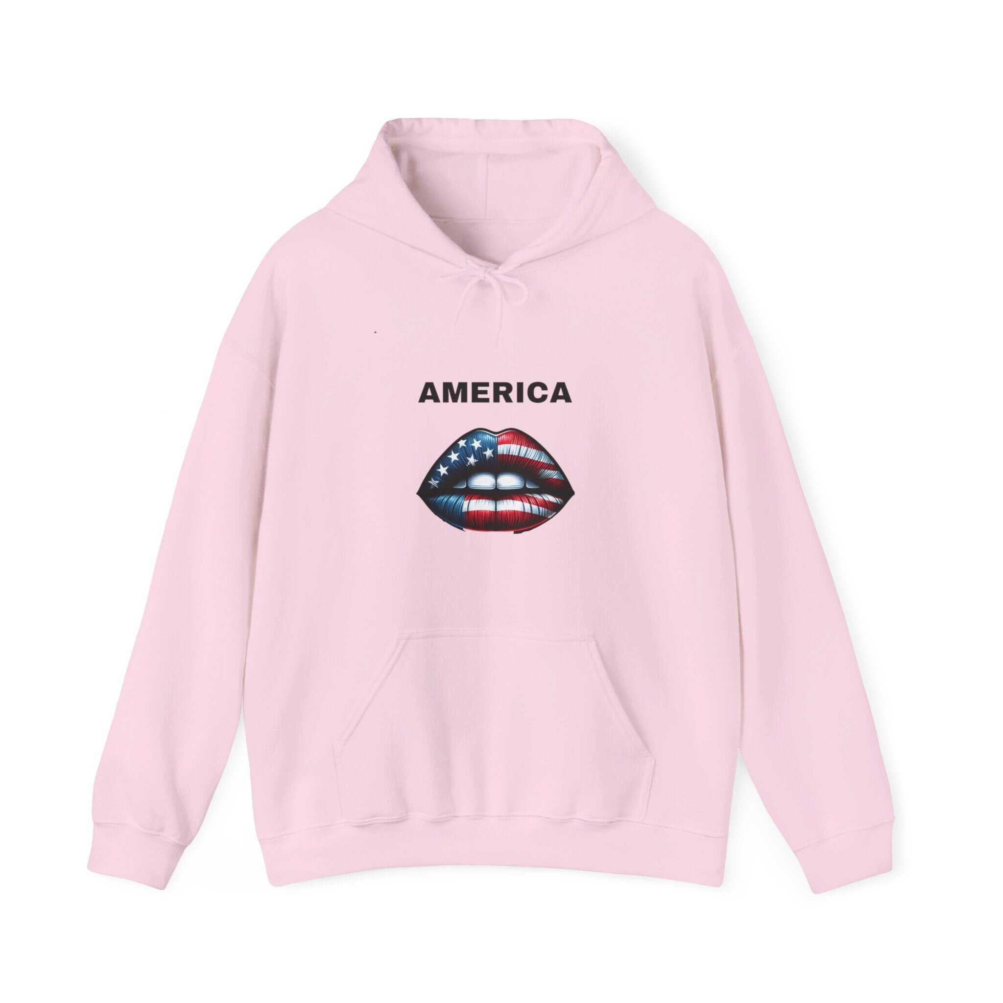 ZCKBDAmerican lip. Unisex Heavy Blend™ Hooded Sweatshirt