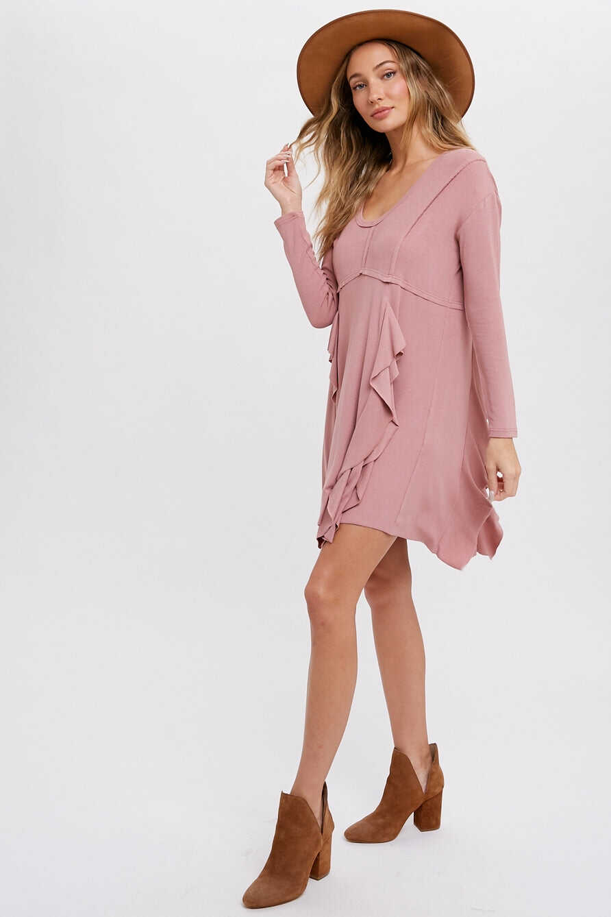 Ruffled Babydoll Dress