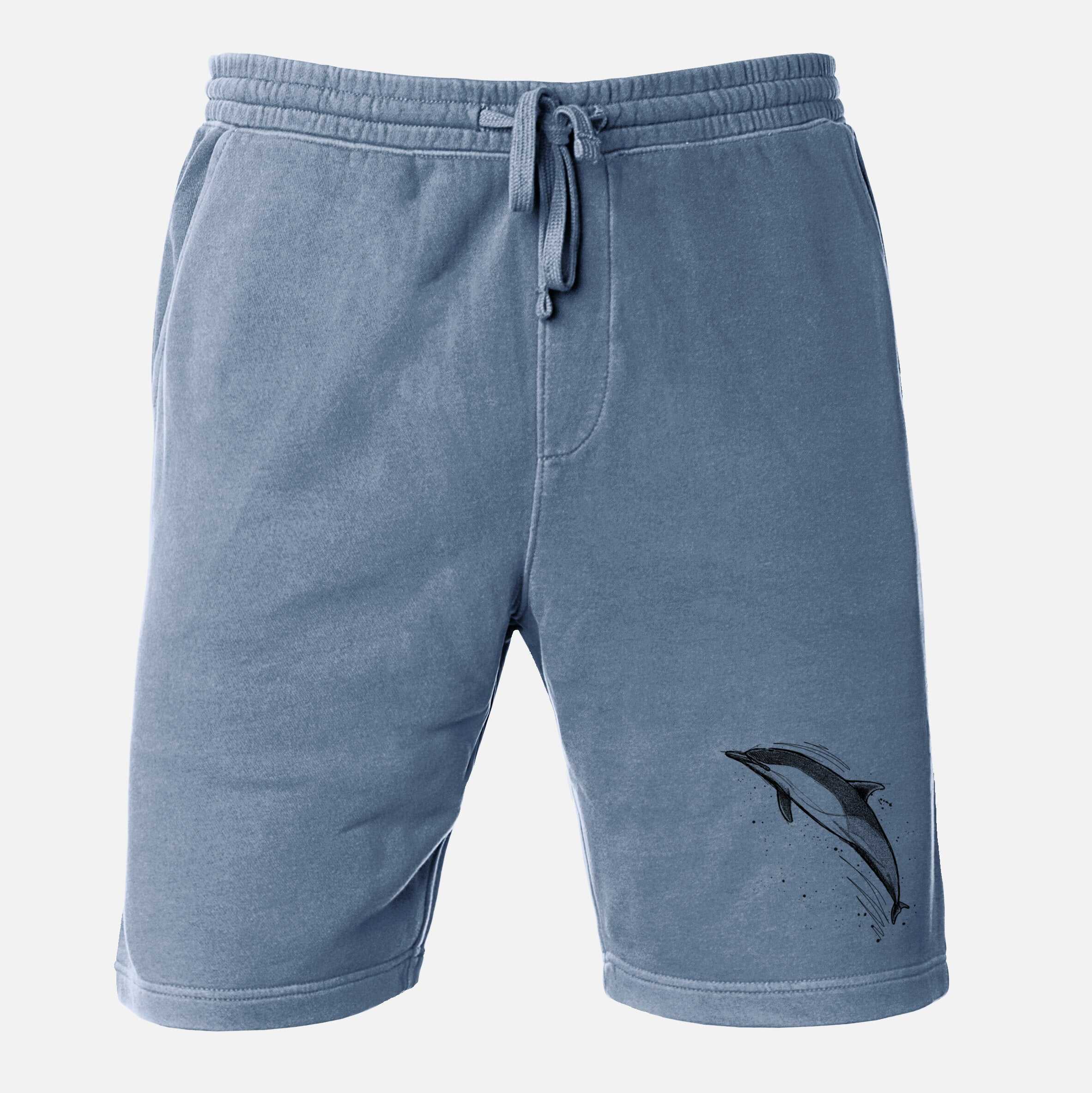 Short-Beaked Common Dolphin - Delphinus delphis - Unisex Pigment Dyed Shorts