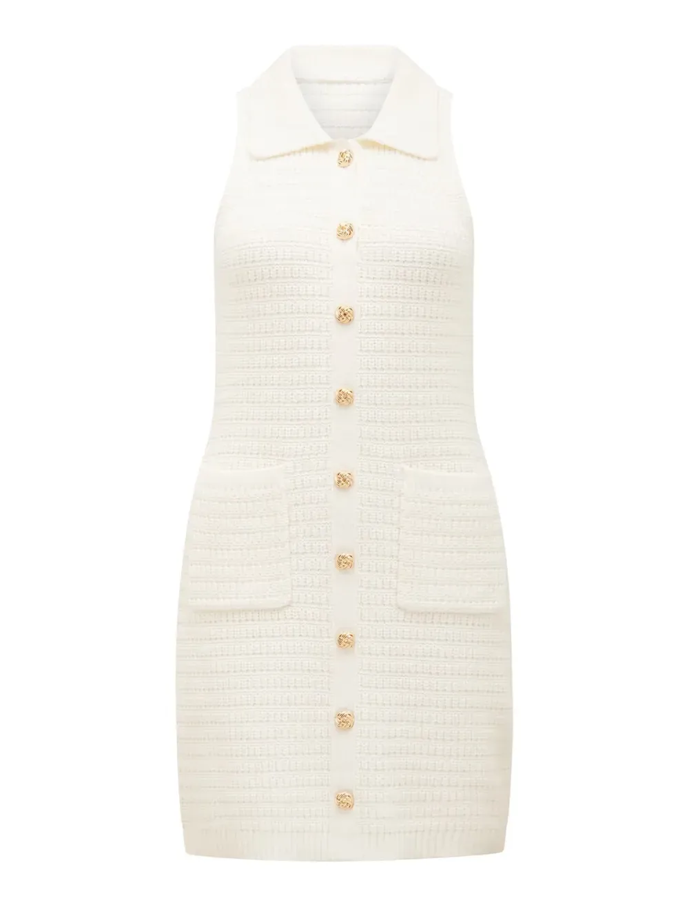 Textured Knit Mini Dress