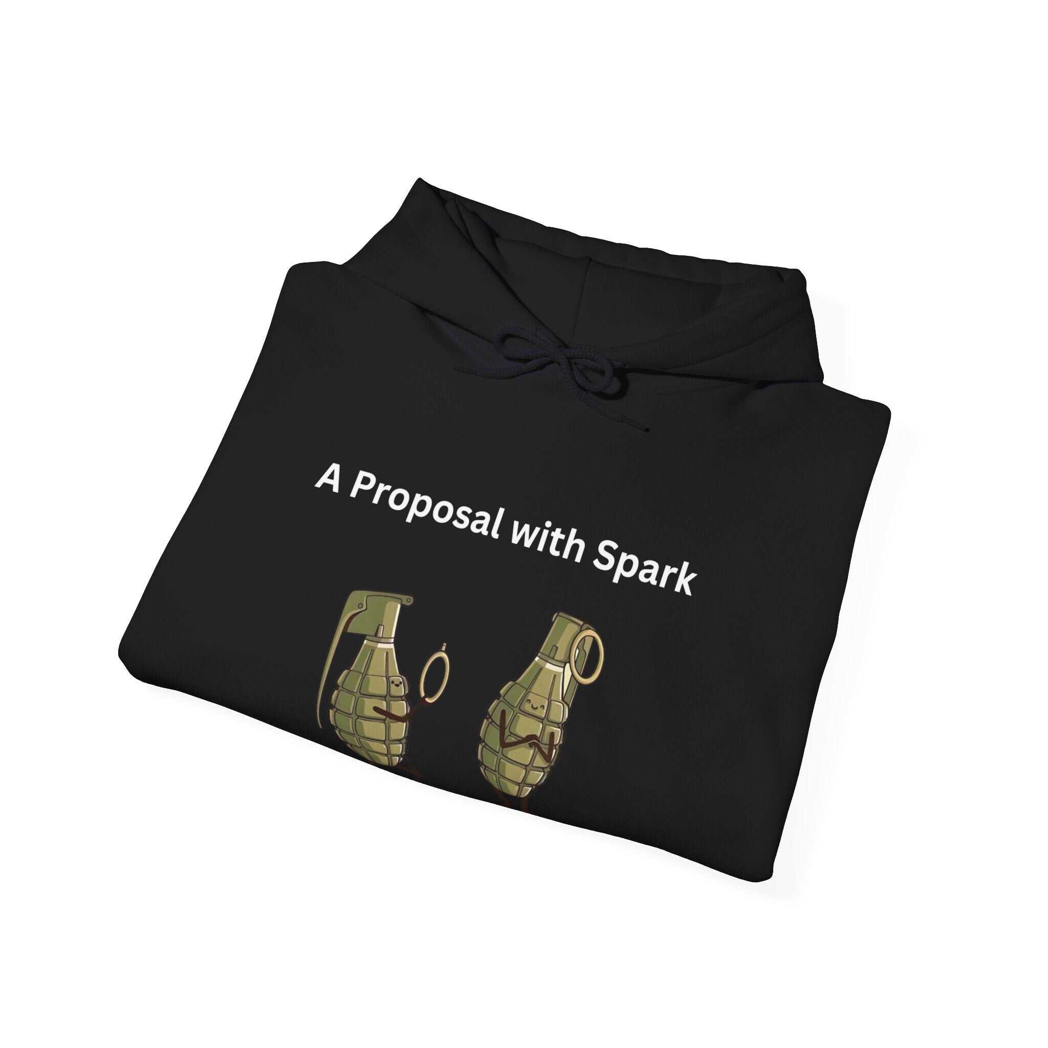 ZCKBDA Proposal with Spark. Unisex Heavy Blend™ Hooded Sweatshirt