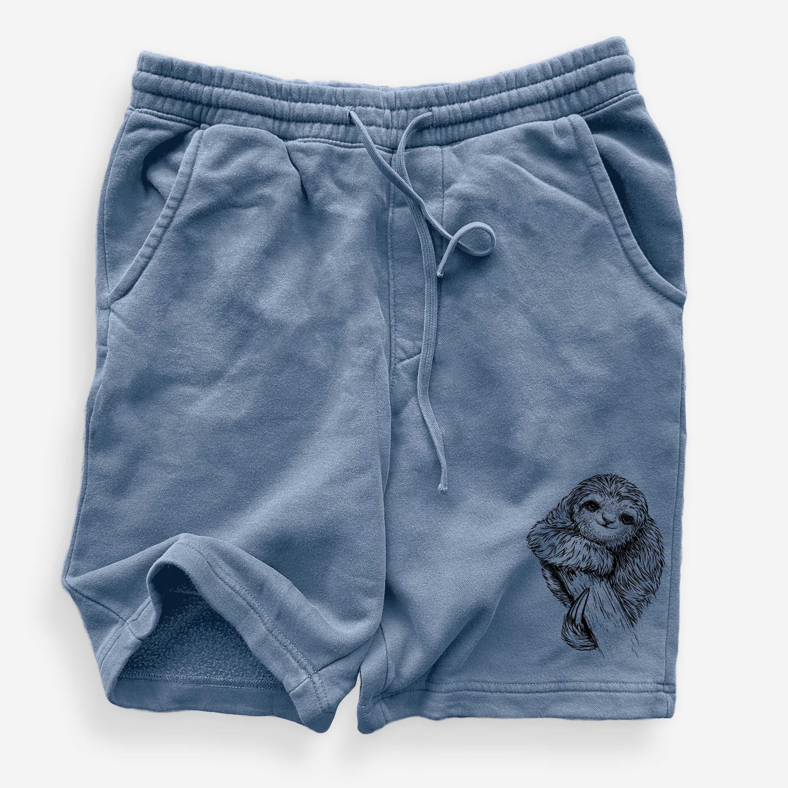 Pygmy Three-toed Sloth - Bradypus pygmaeus - Unisex Pigment Dyed Shorts