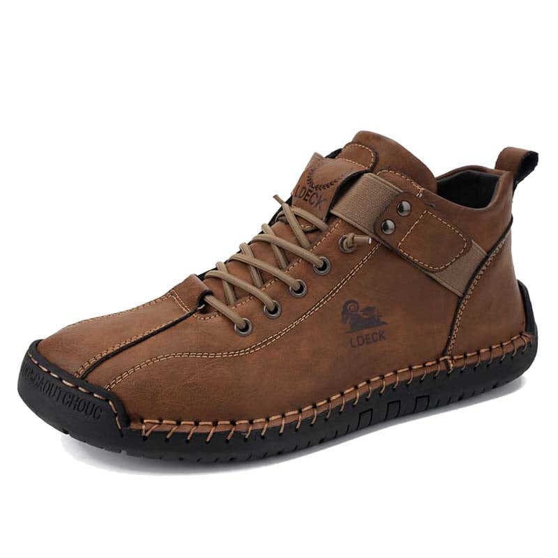 Men's Leather Casual Shoes - sinarey