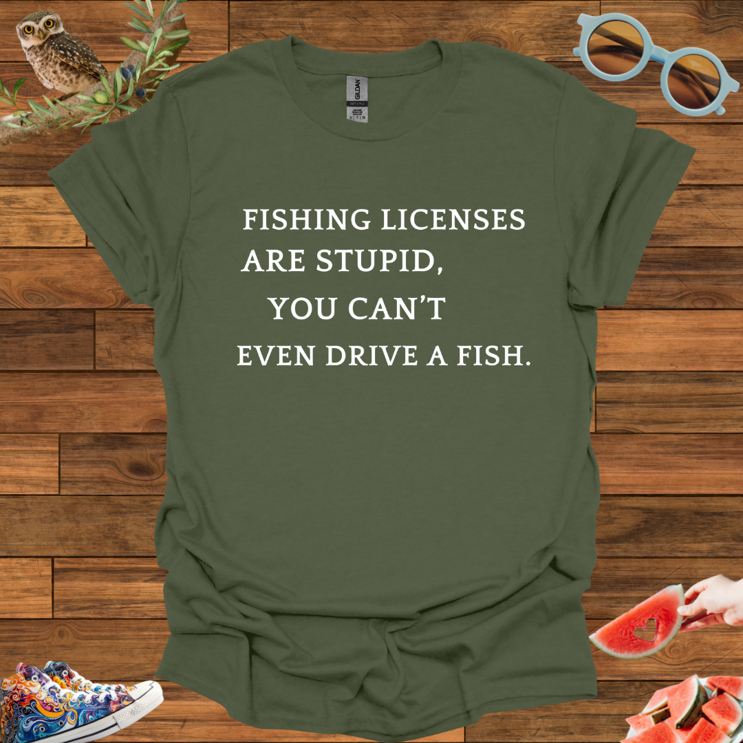 ZCKBDFishing Licenses T-Shirt