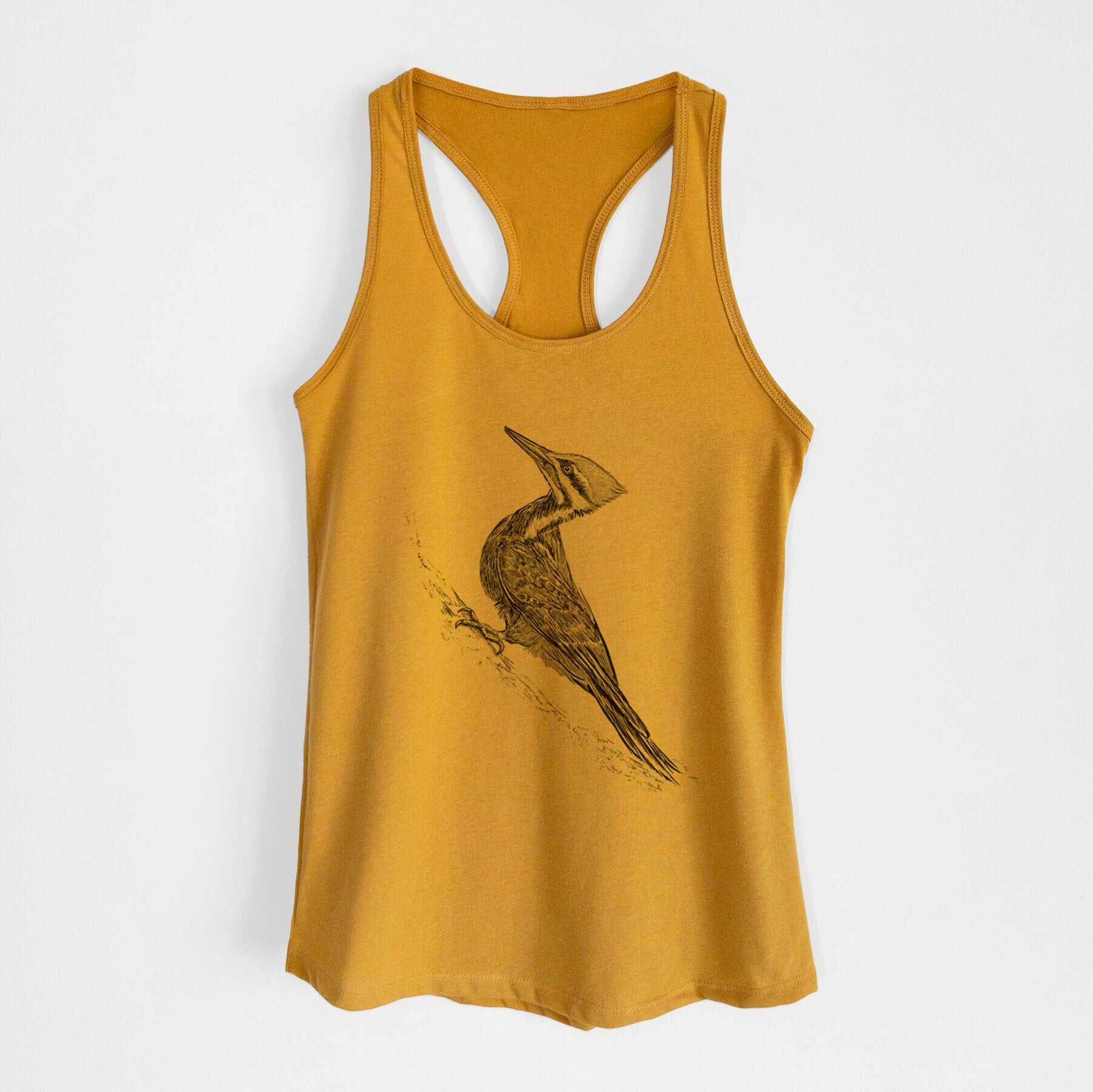 Pileated Woodpecker - Dryocopus pileatus - Women's Racerback Tanktop