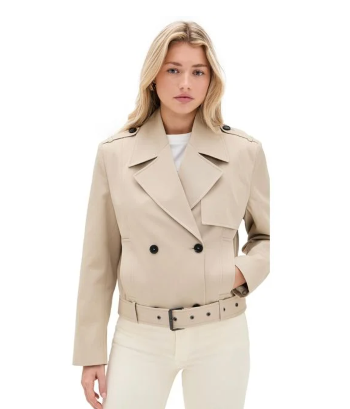 Anine Bing Greer Jacket in Taupe