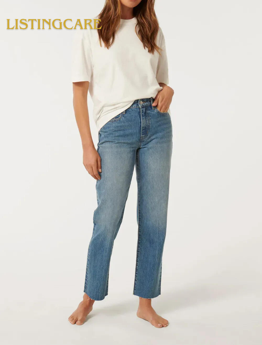 Ankle Straight Jean
