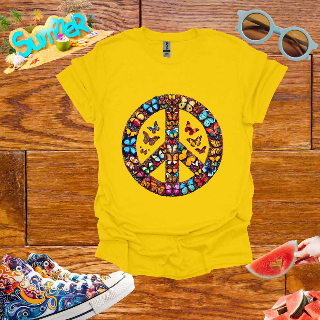 ZCKBDButterfly Peace T-Shirt