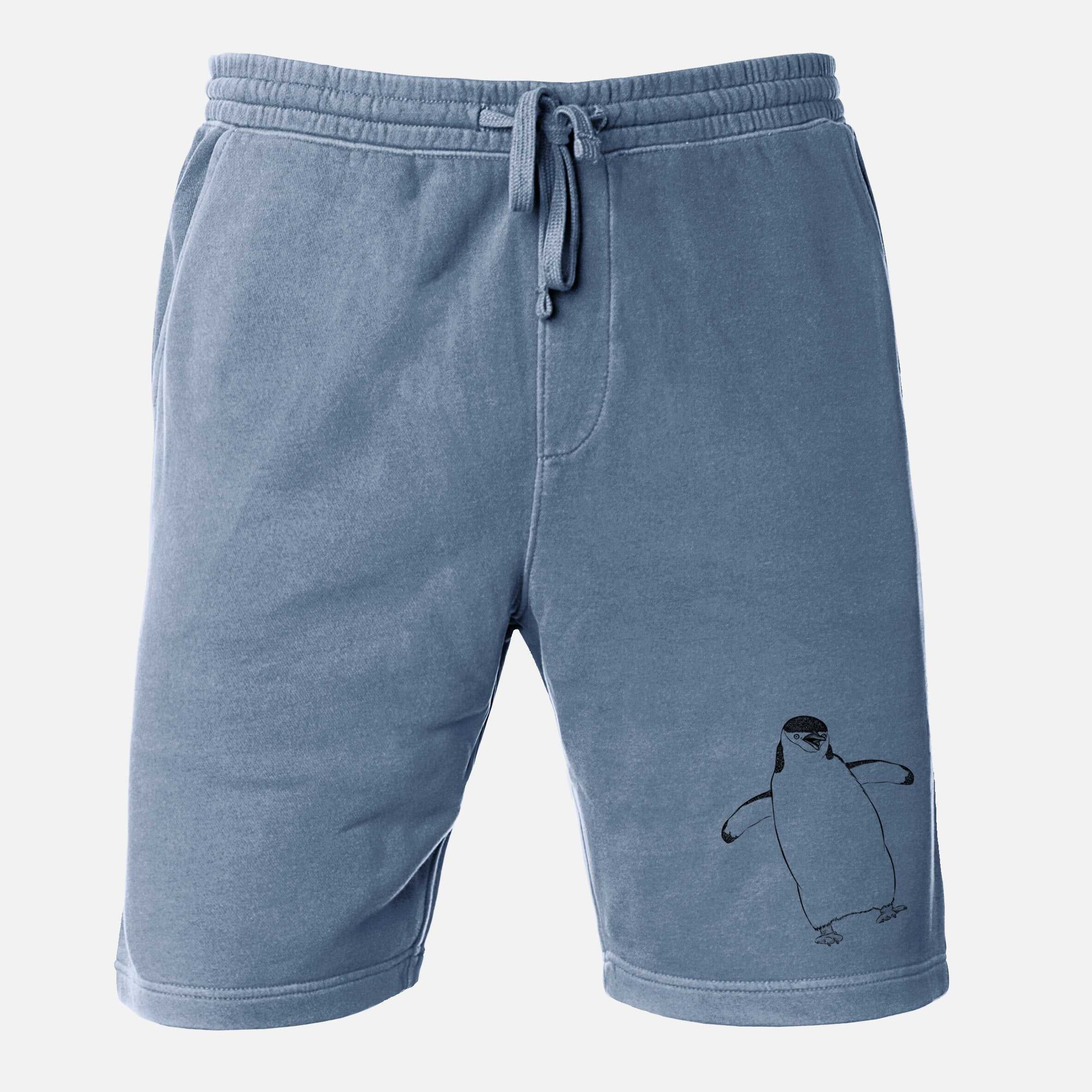 Chinstrap Penguin - Pygoscelis antarcticus - Unisex Pigment Dyed Shorts