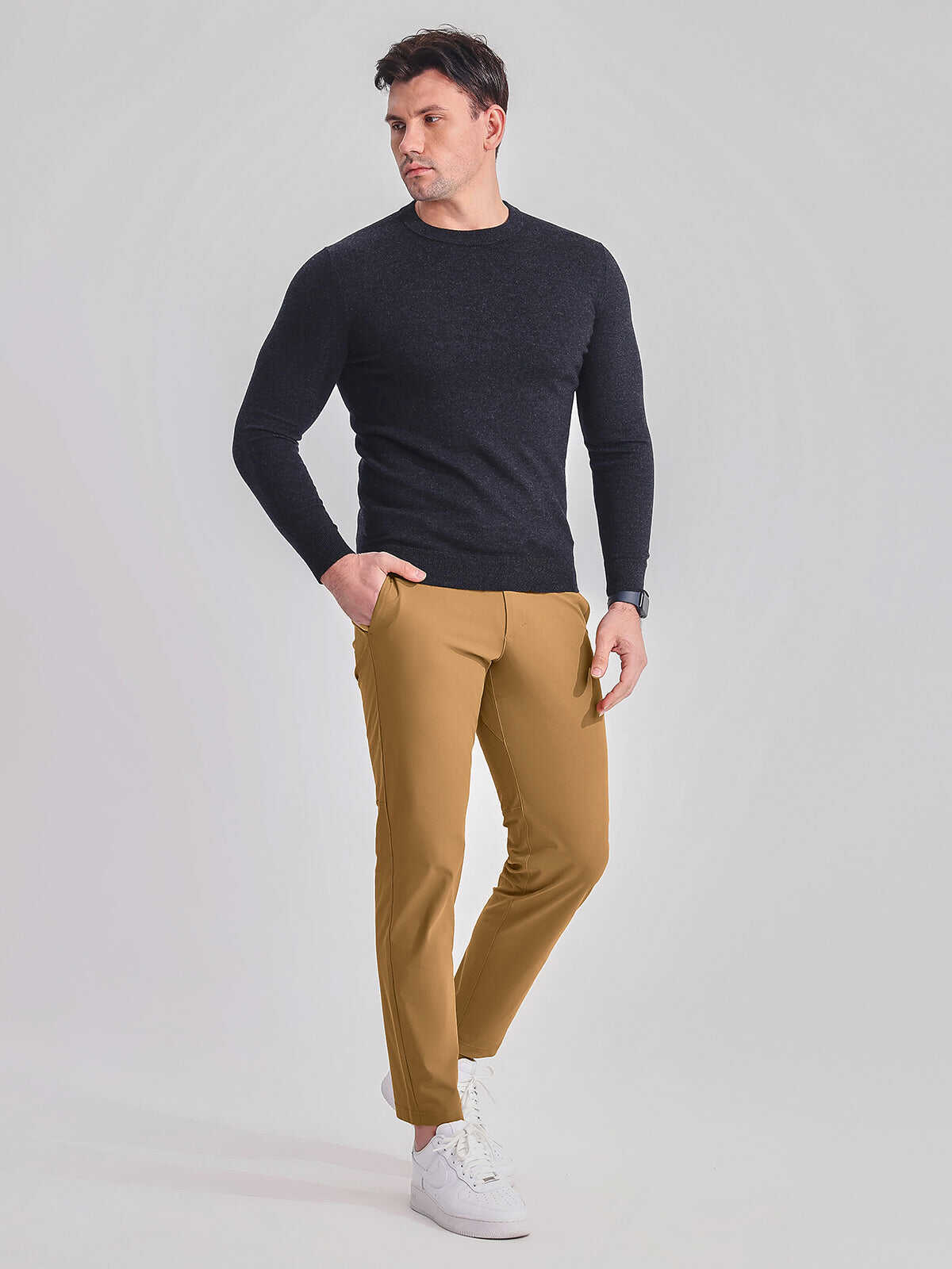 M's Commission Everyday Performance Chino Pants Olive Brown