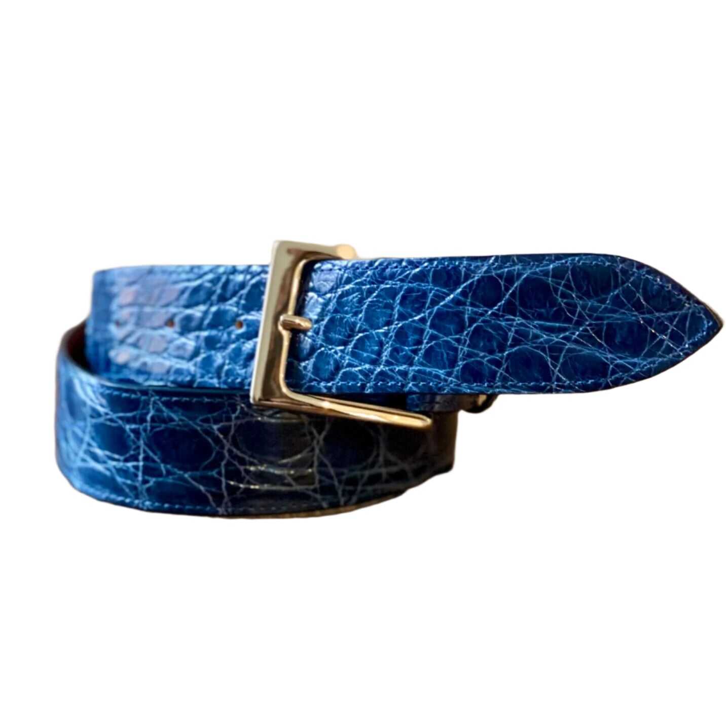 Full Skin Belt, Navy Glazed