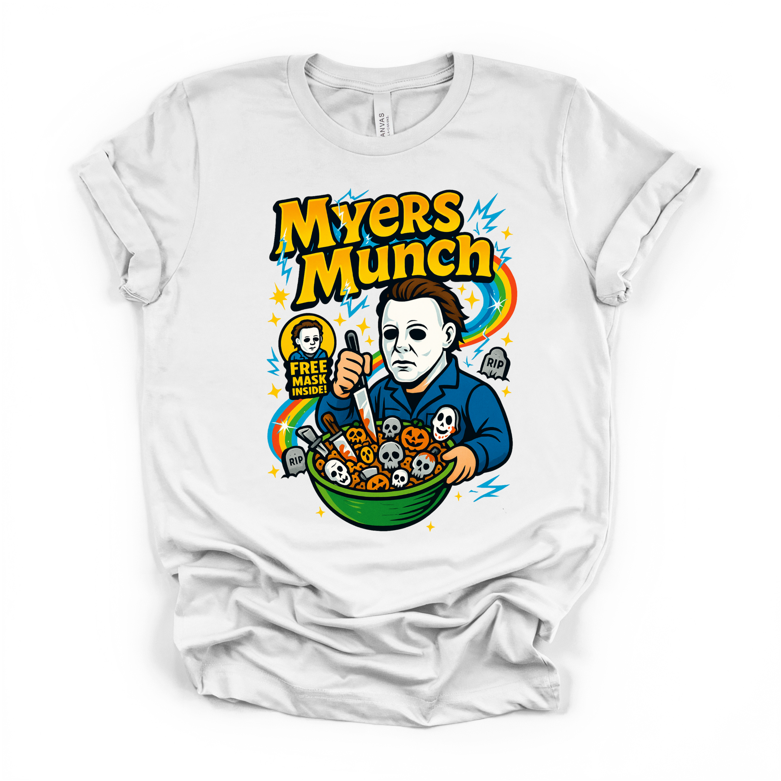 Myers Munch Halloween T Shirt
