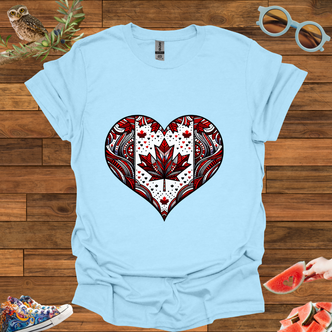 ZCKBDCanada Heart T-Shirt