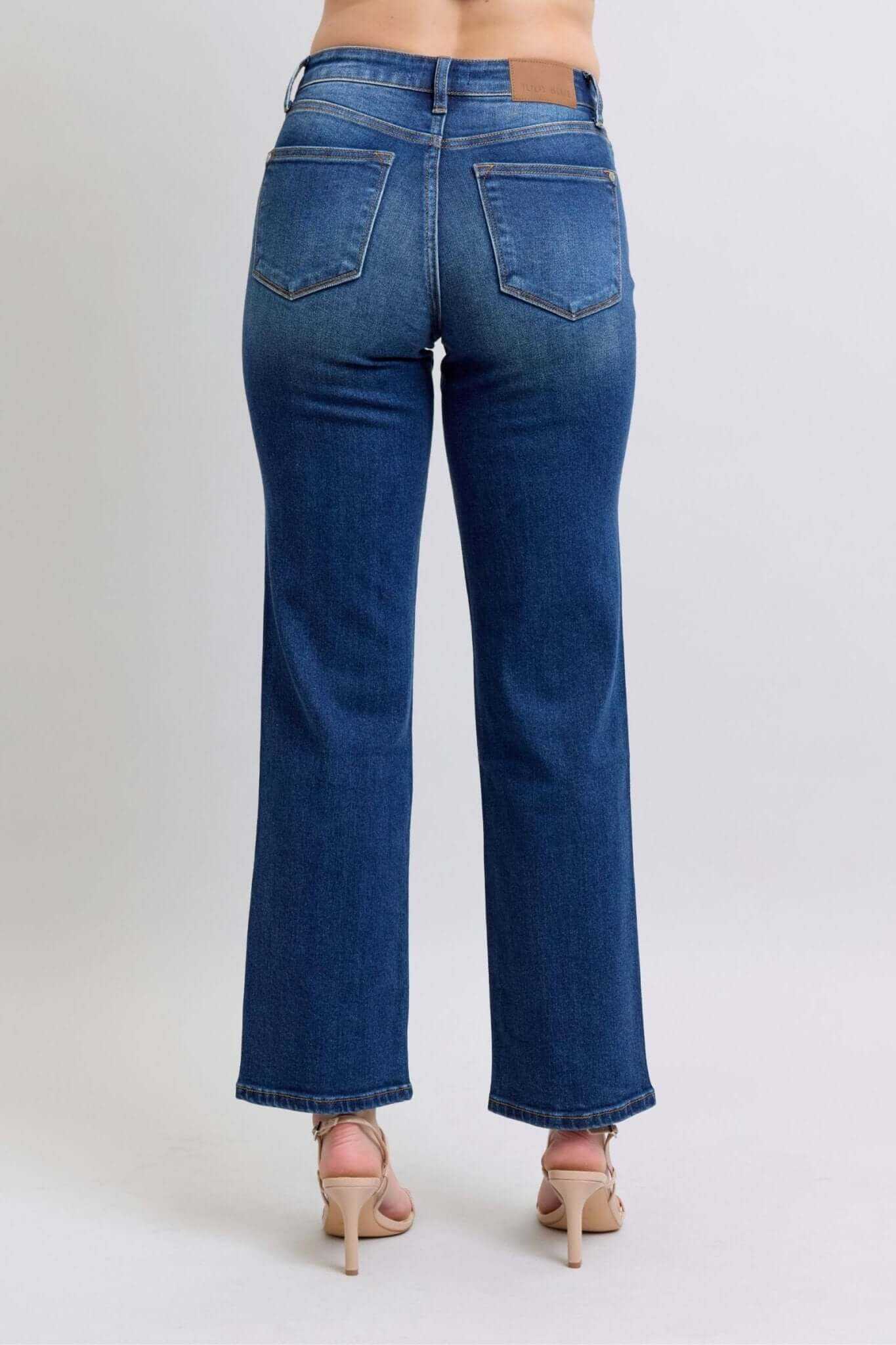 Judy Blue Side Seam Straight Leg Jeans