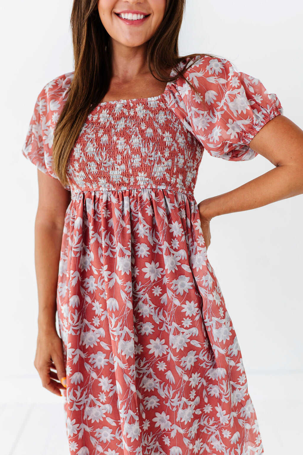 Kimberly Smocked Dress - Size 3X & 4X Left