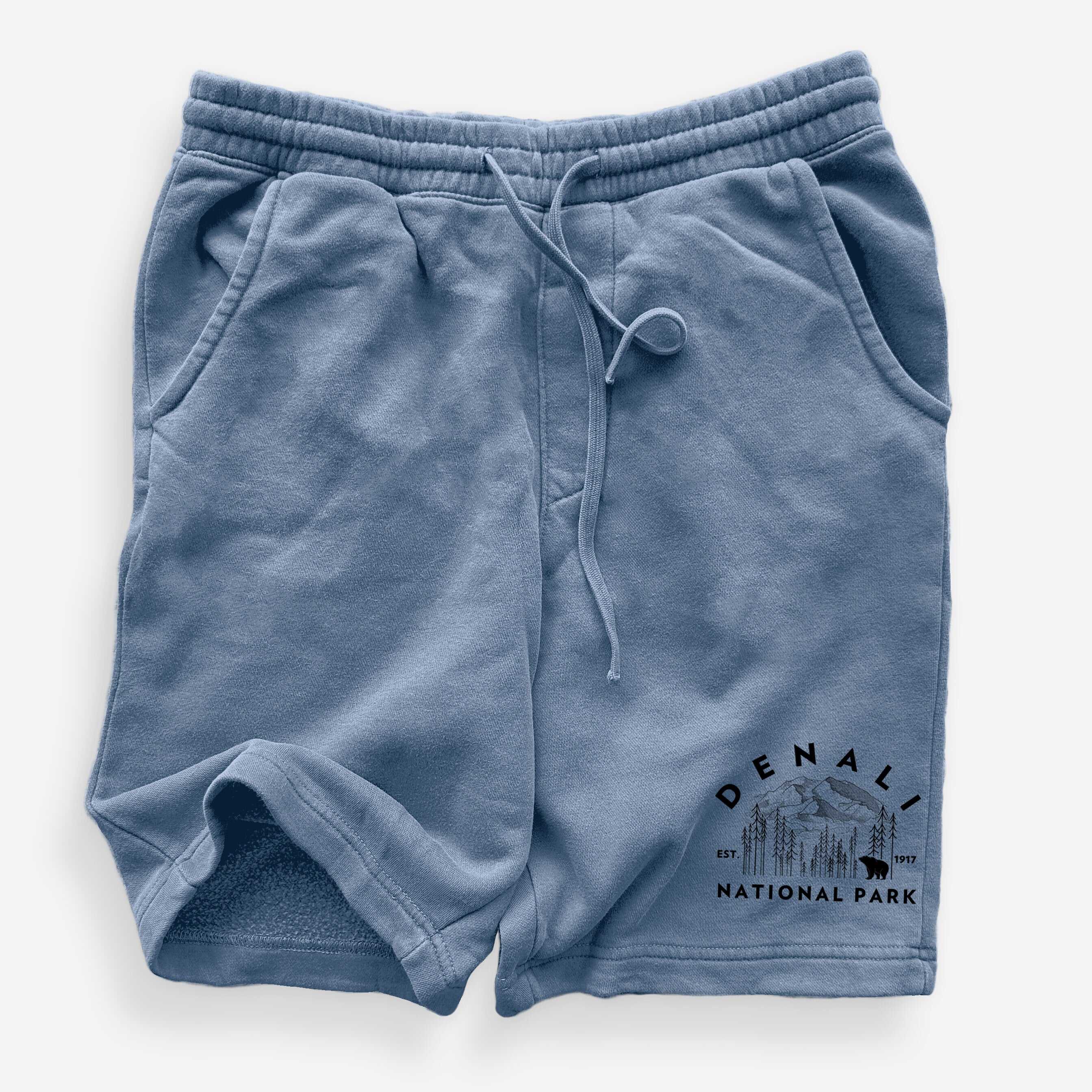 Denali National Park - Unisex Pigment Dyed Shorts