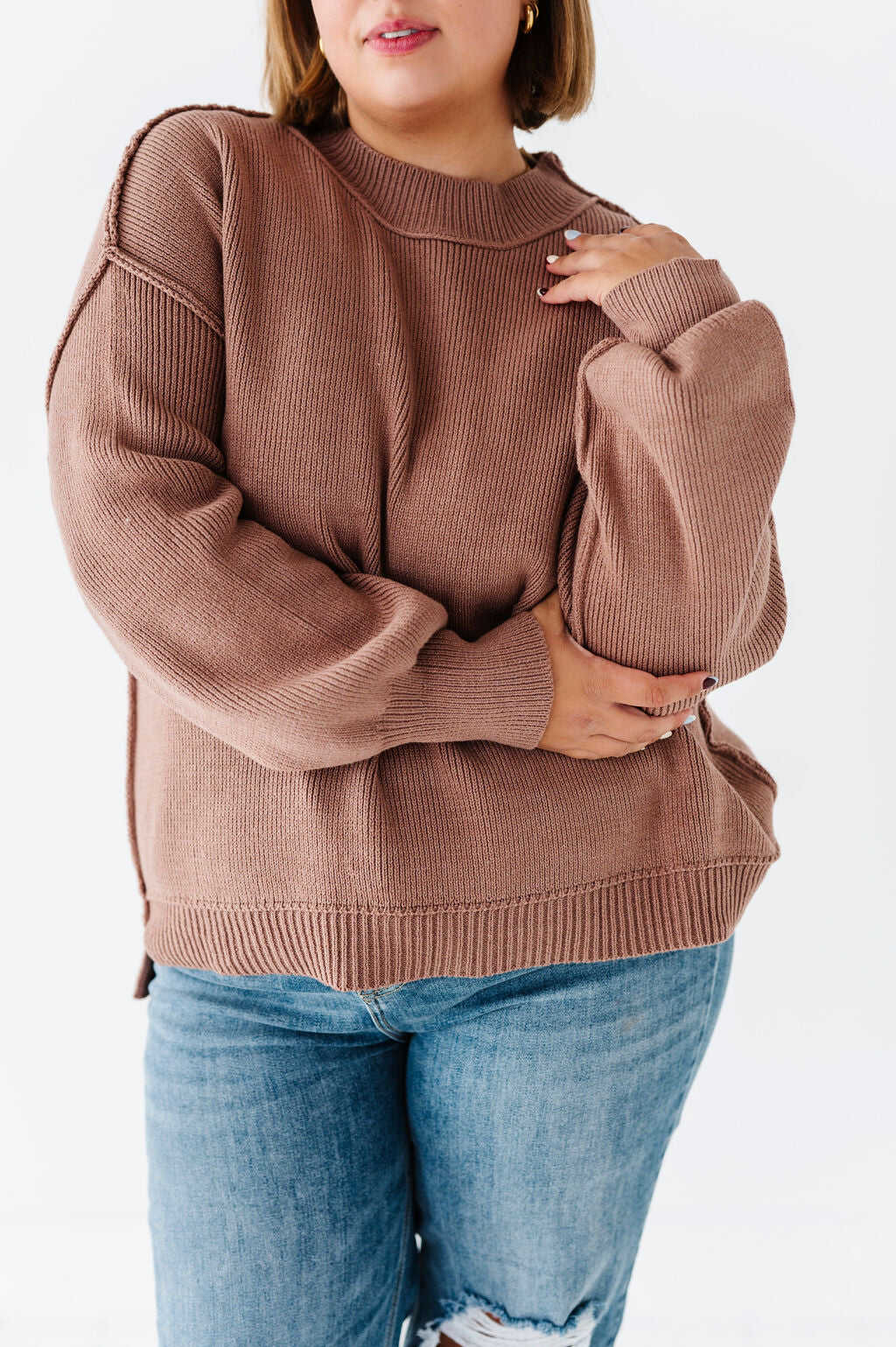 Tristan Drop Shoulder Sweater - Size 3X Left