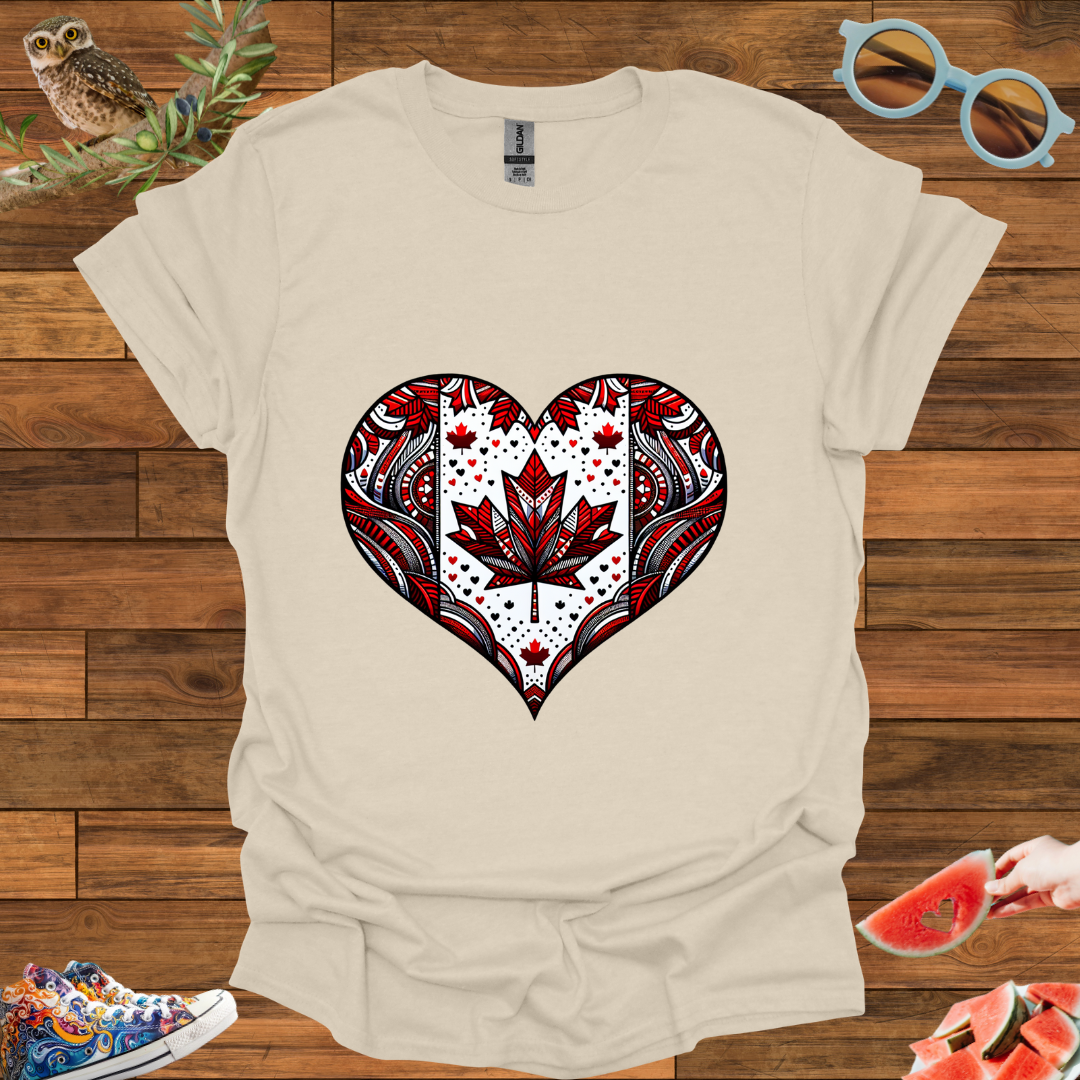 ZCKBDCanada Heart T-Shirt