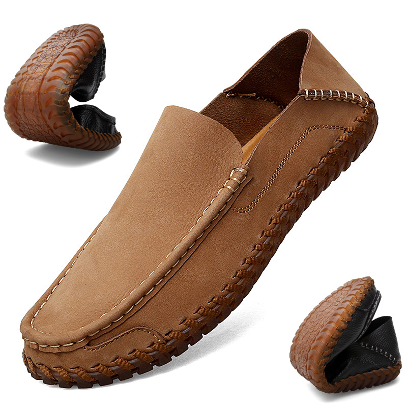 Men's Genuine Leather  Comfortable Lightweight Non-Slip Orthopedic Shoes