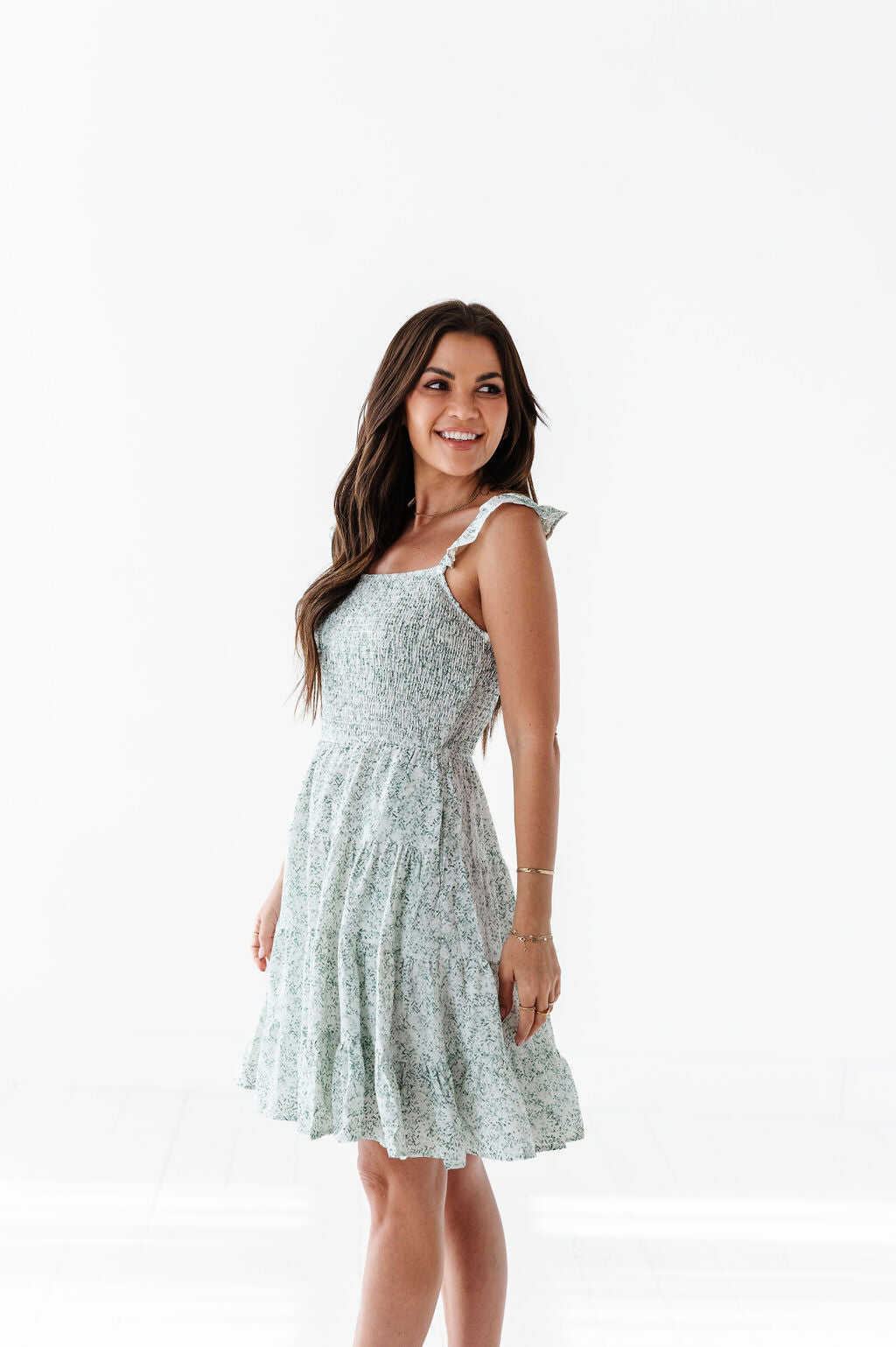 Quincy Ruffle Strap Dress - Size 1X and 2X Left
