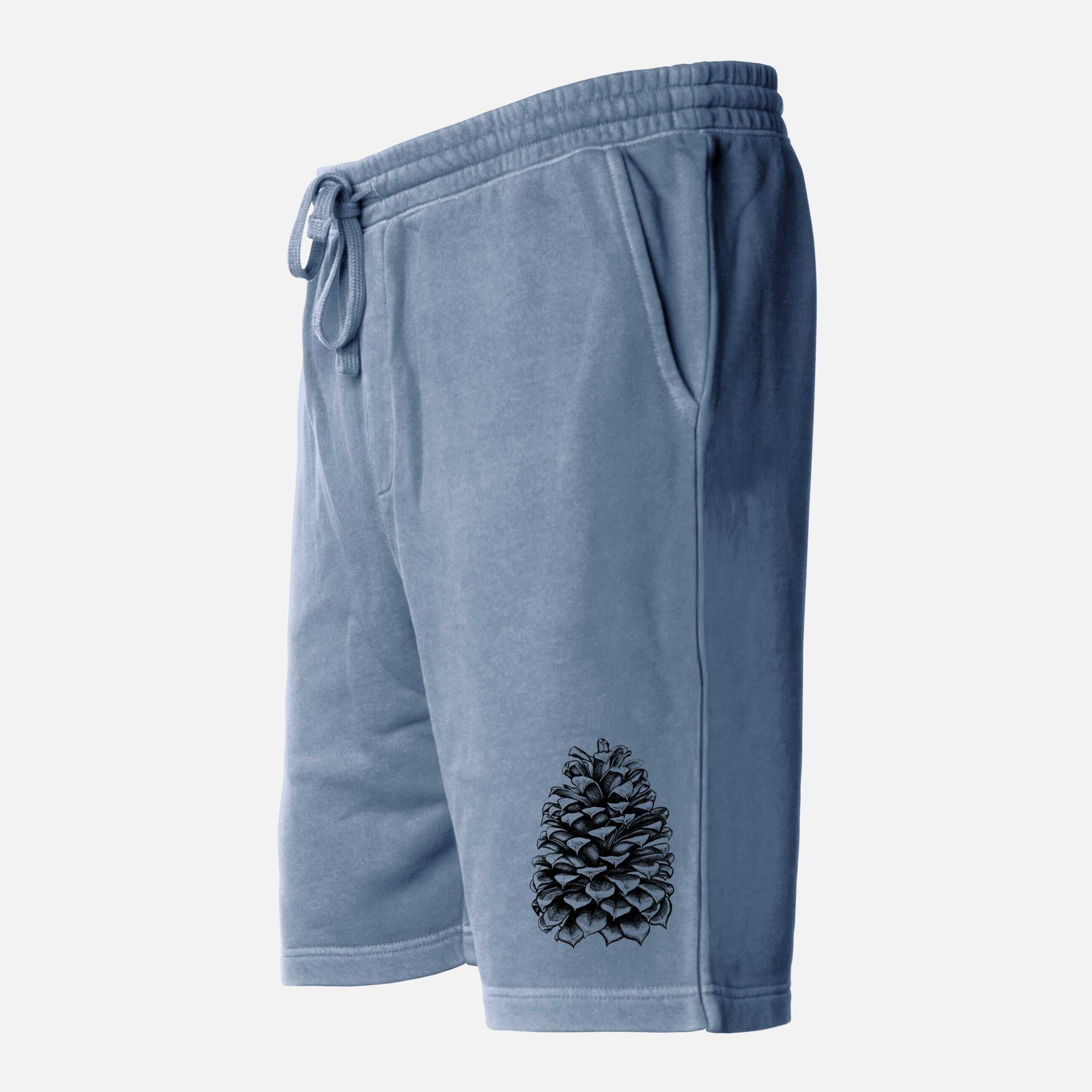 Pinus Jeffreyi - Jeffrey Pine Cone - Unisex Pigment Dyed Shorts