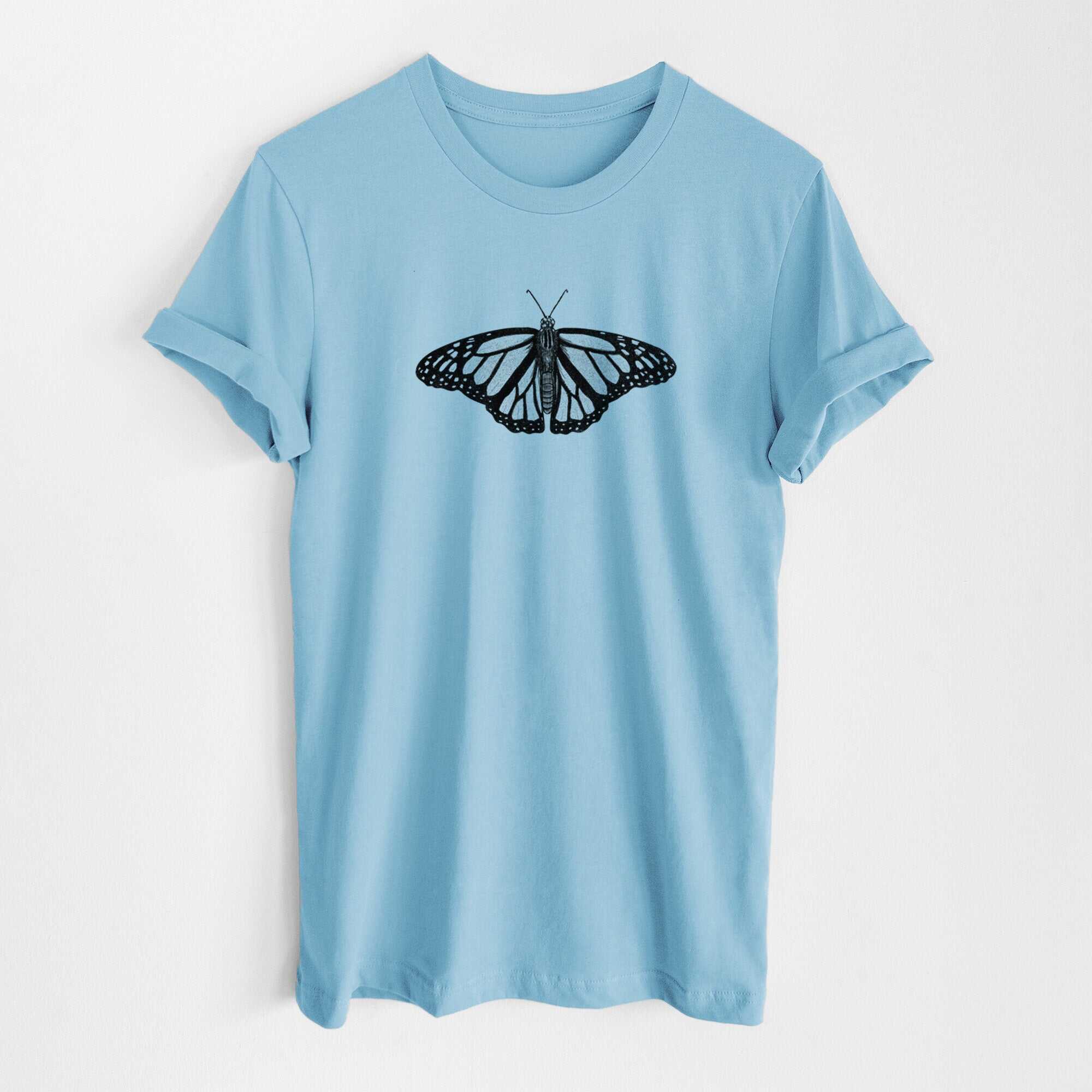Danaus plexippus - Monarch Butterfly - Lightweight 100% Cotton Unisex Crewneck