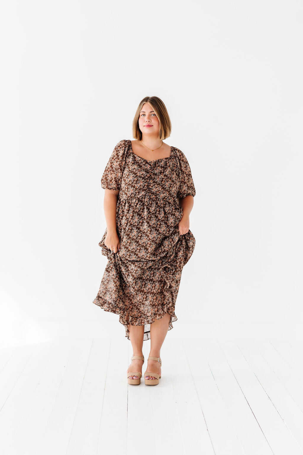 Larissa Floral Dress - Size Small, 2X, & 3X Left