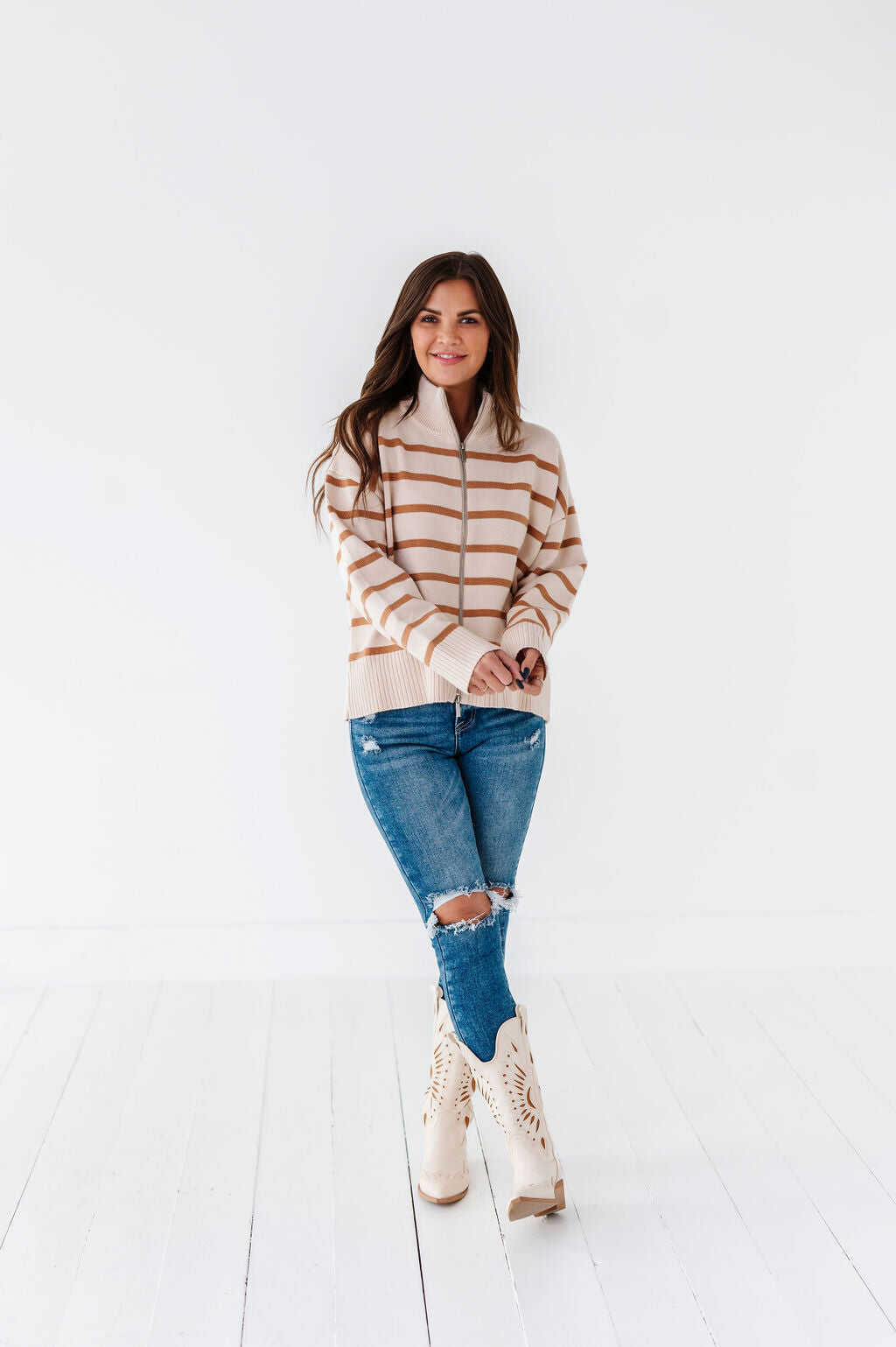 Sedona Zip Up Sweater - Size Small, Large, & XL Left