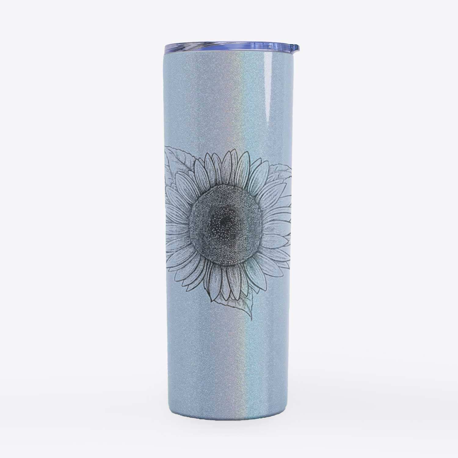Lemon Queen Sunflower - Helianthus Annuus - 20oz Skinny Tumbler