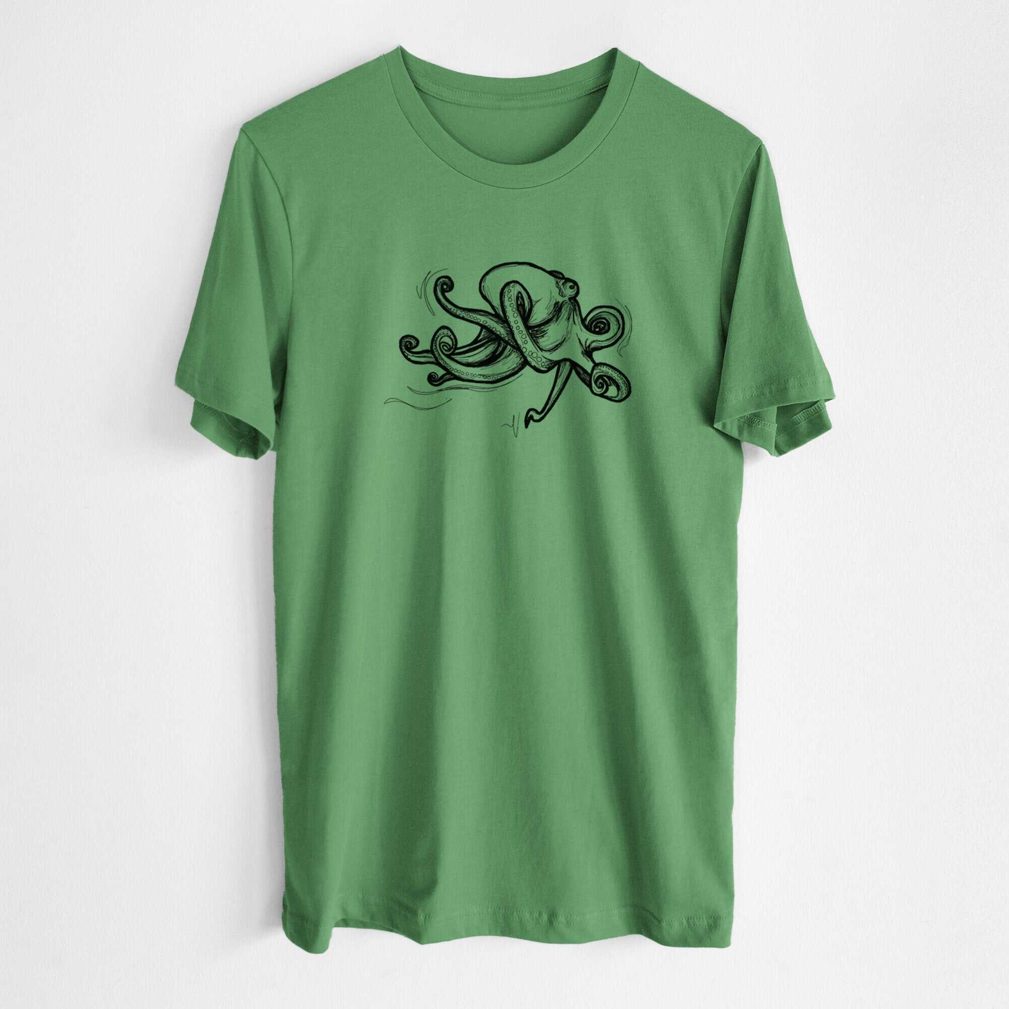 Giant Pacific Octopus - Lightweight 100% Cotton Unisex Crewneck