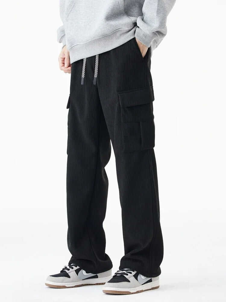 FLEECE LINED CARGO PANTS