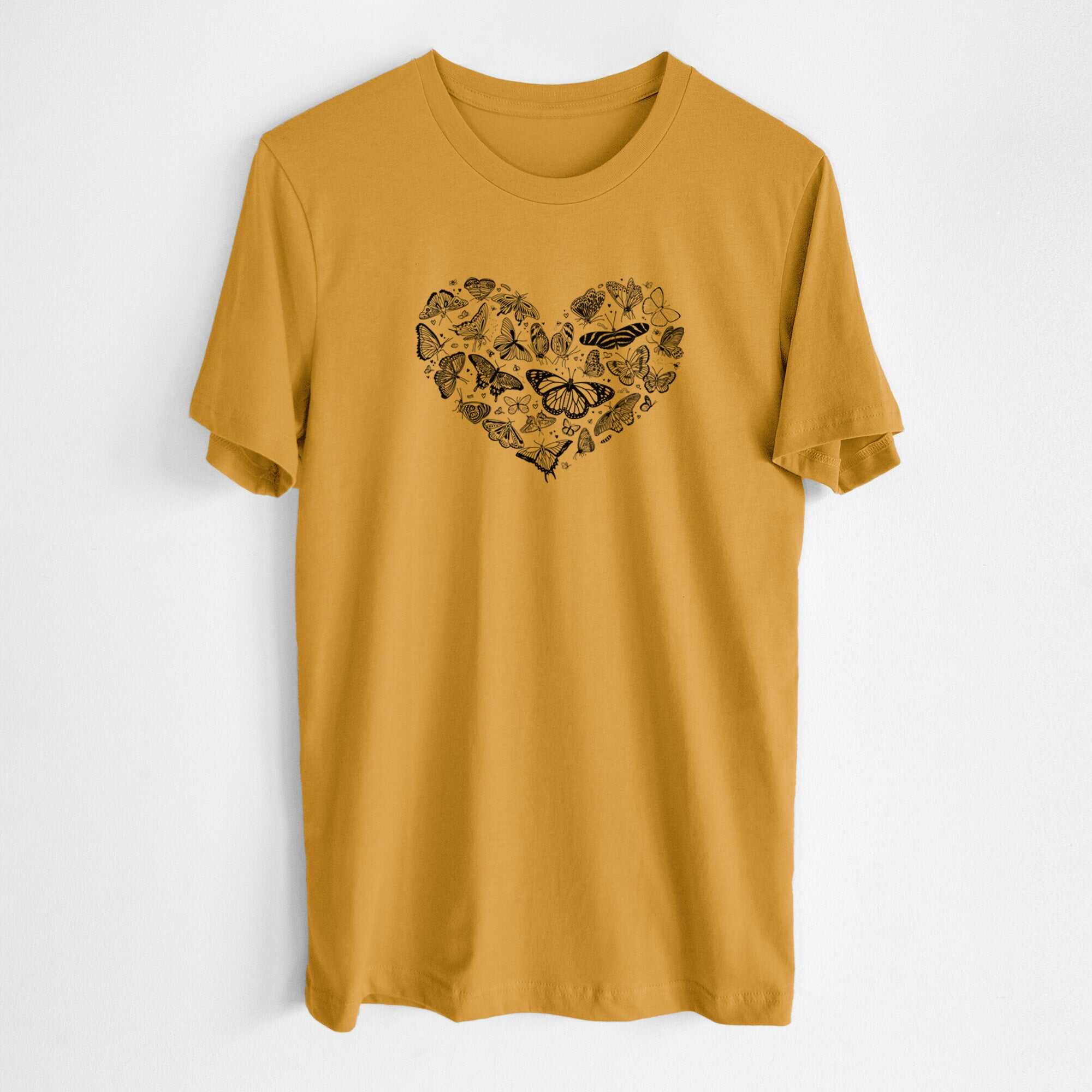 Heart Full of Butterflies - Lightweight 100% Cotton Unisex Crewneck
